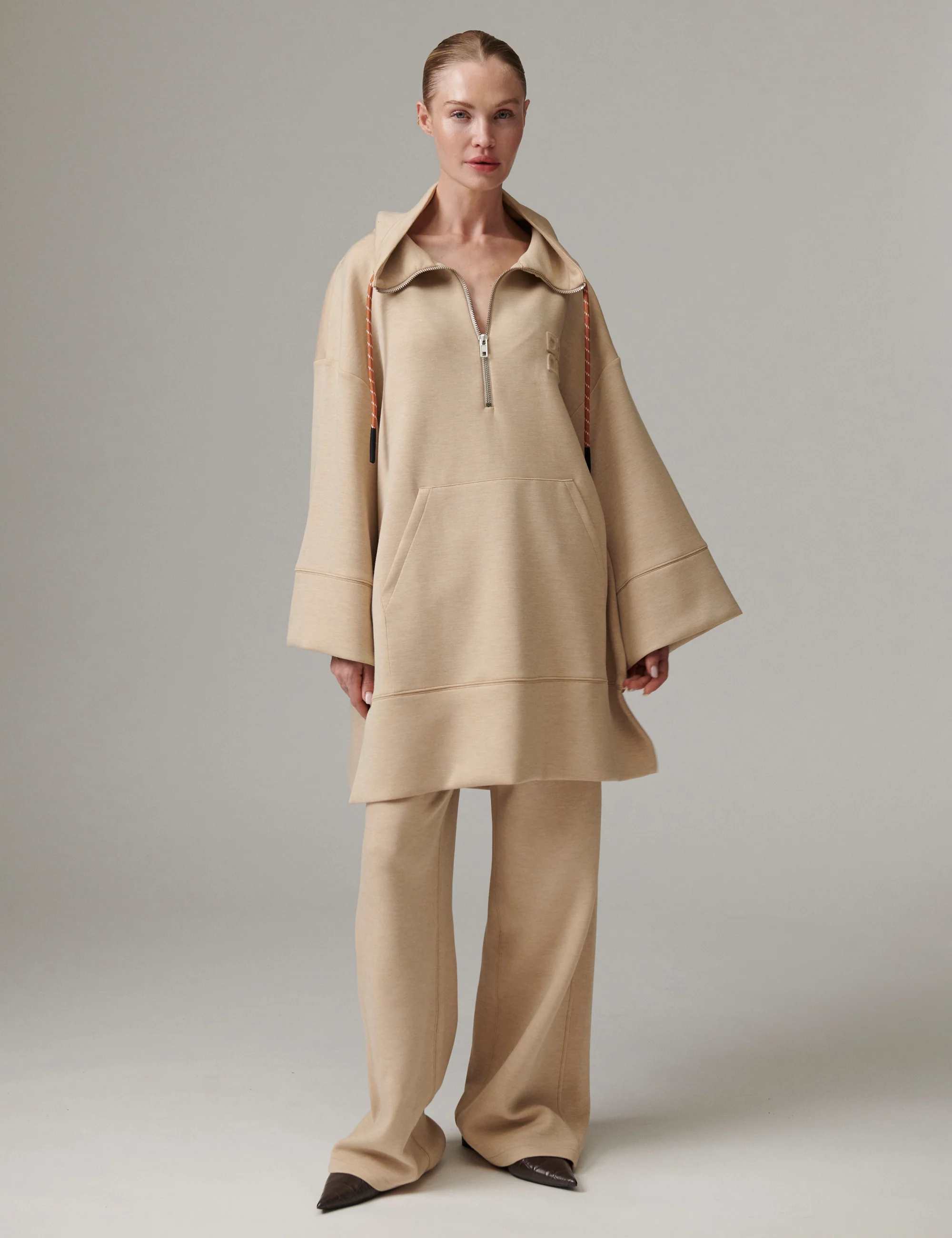 DAYDaniela - Scuba - Sweatpants - Beige Melange - Image 4