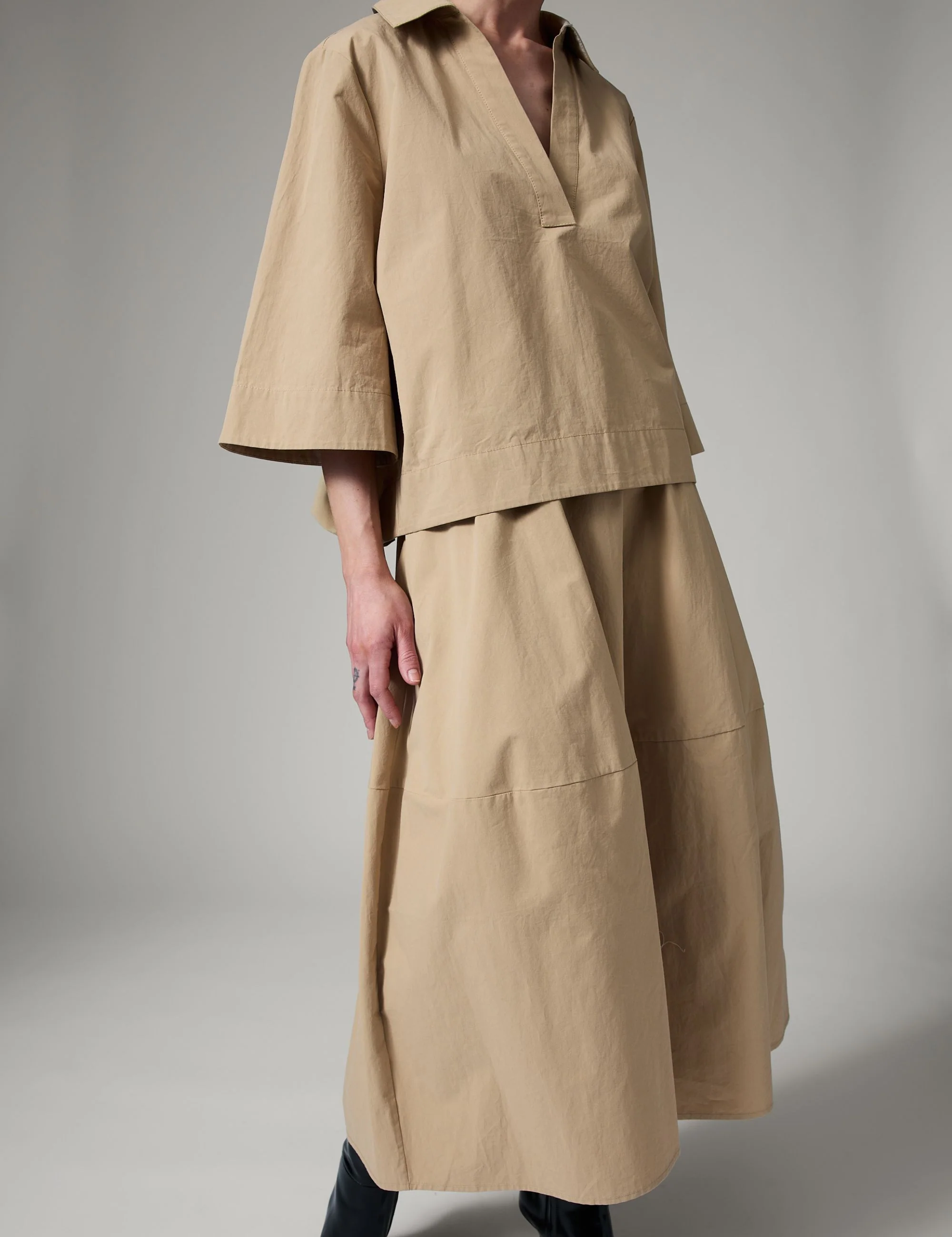 DAYLuma- Cottaline - Blouse - TAUPE - Image 5