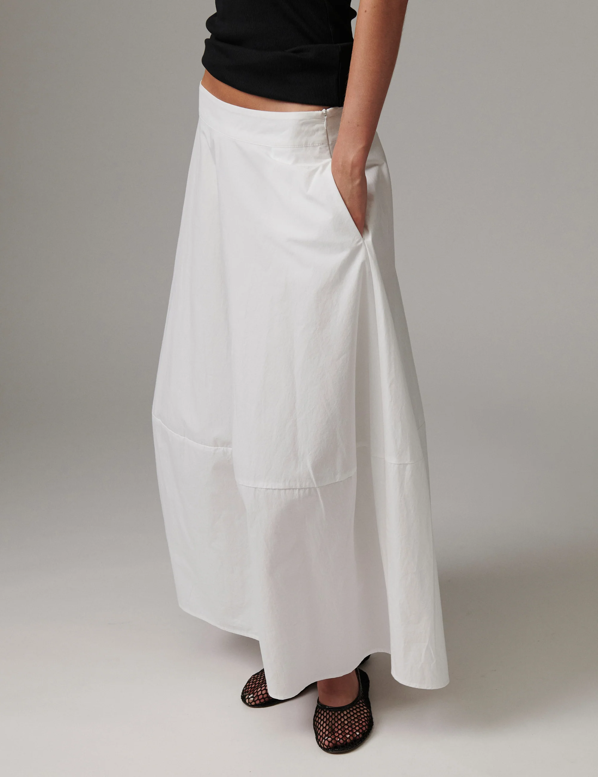 DAYPipa- Cottaline - Skirt - Brilliant White