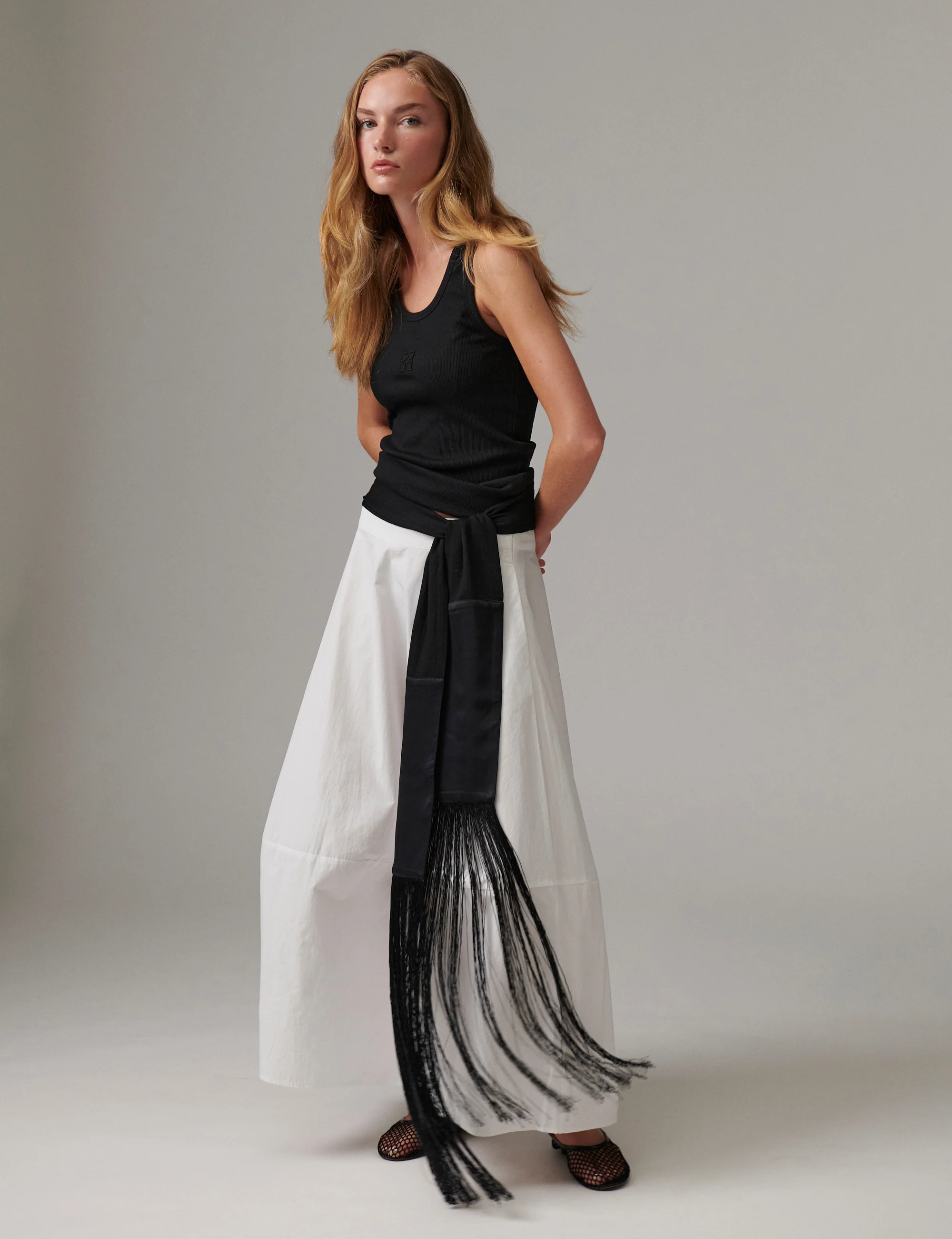 DAYPipa- Cottaline - Skirt - Brilliant White - Image 3