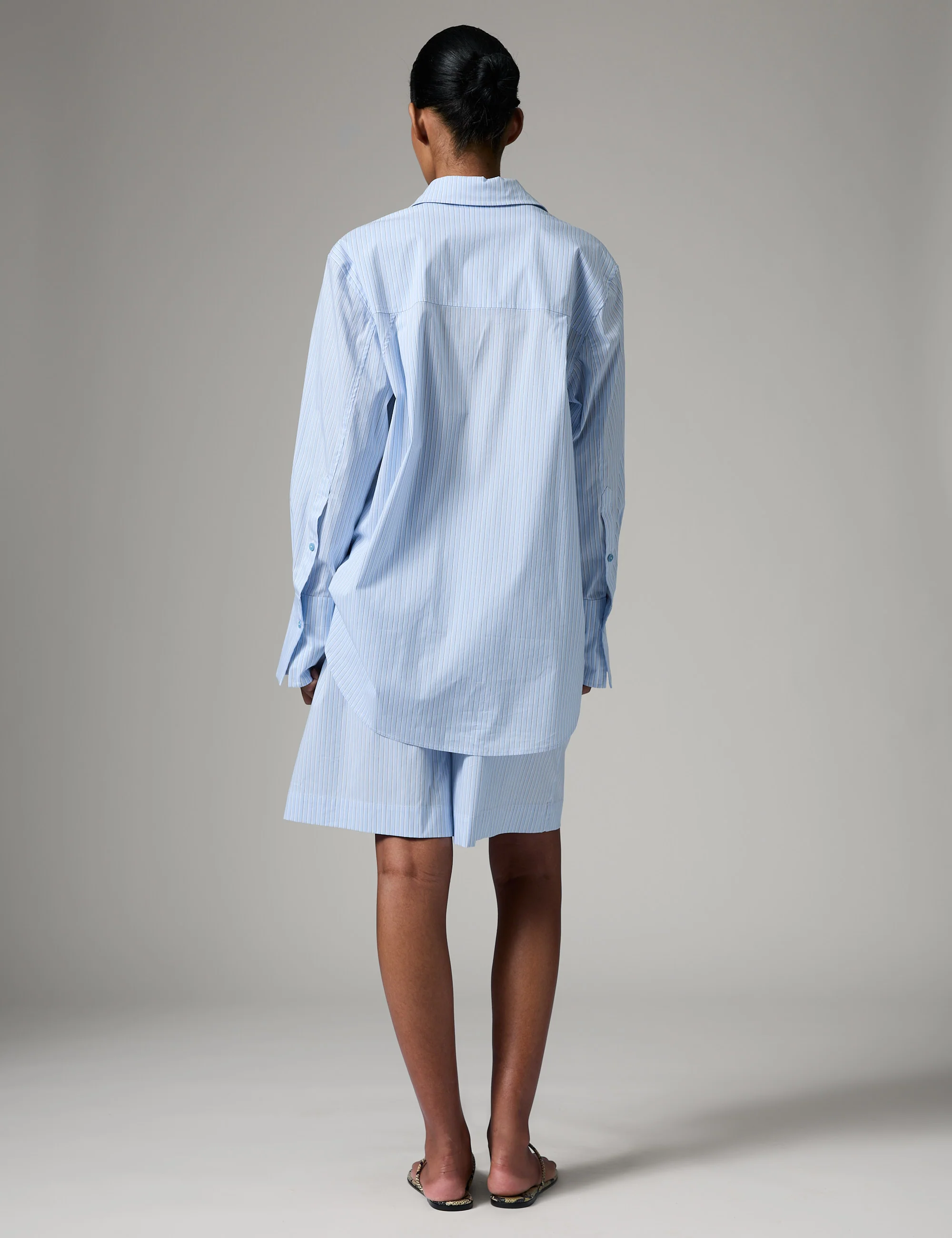DAYZella - Daylounge Stripe - Shorts - Chambray blue - Image 3