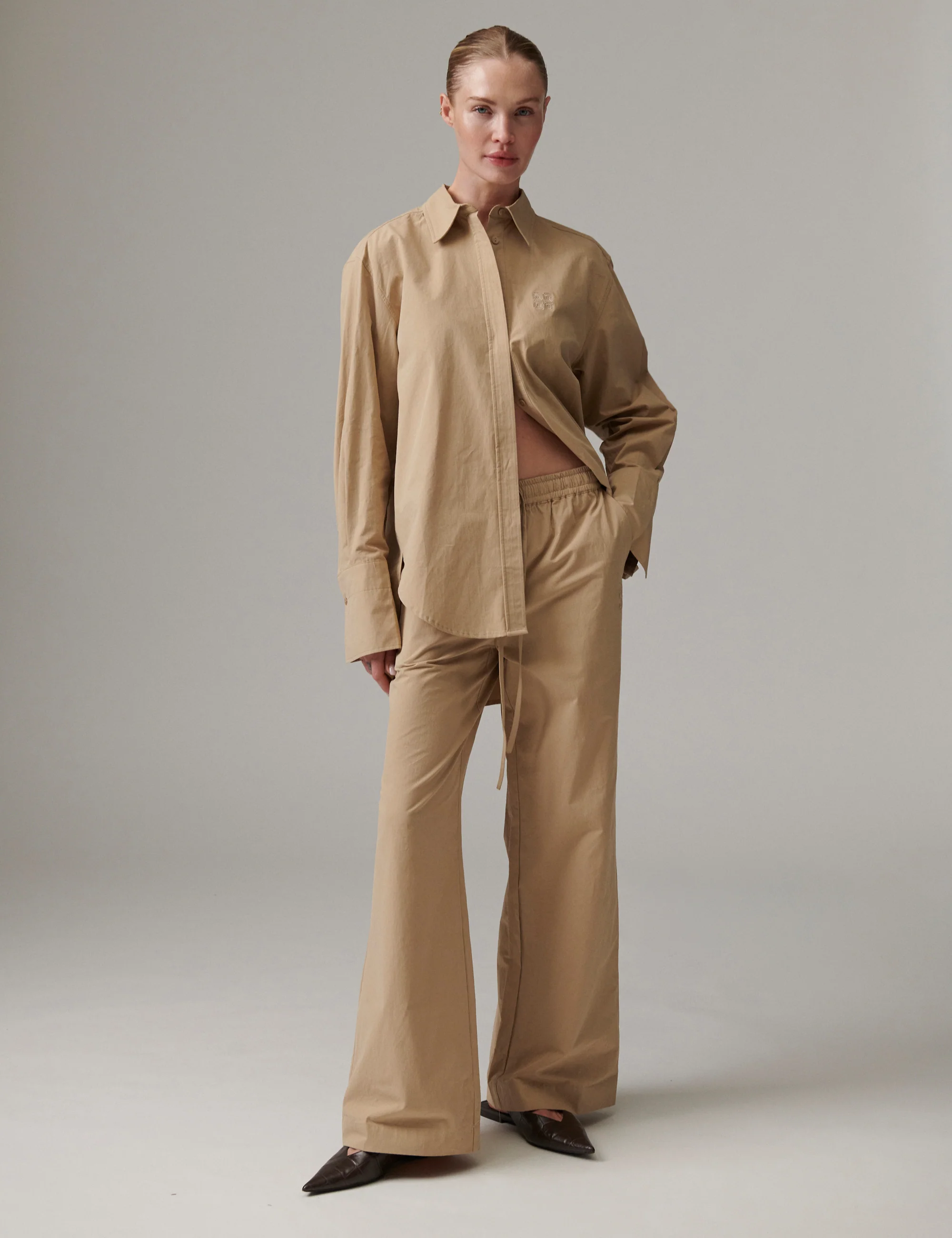 DAYZena - Cottaline - Pants - TAUPE - Image 2