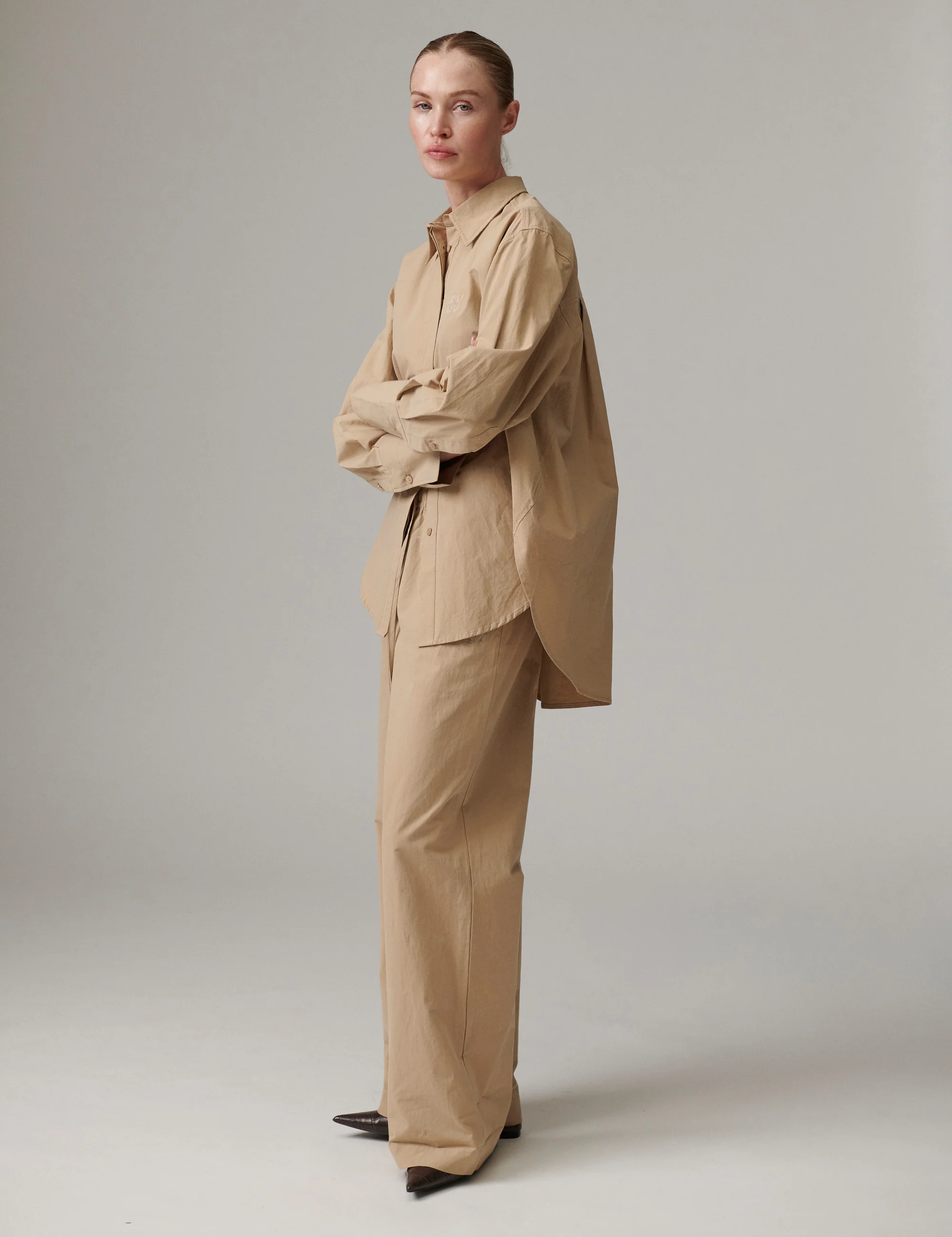 DAYZena - Cottaline - Pants - TAUPE - Image 4