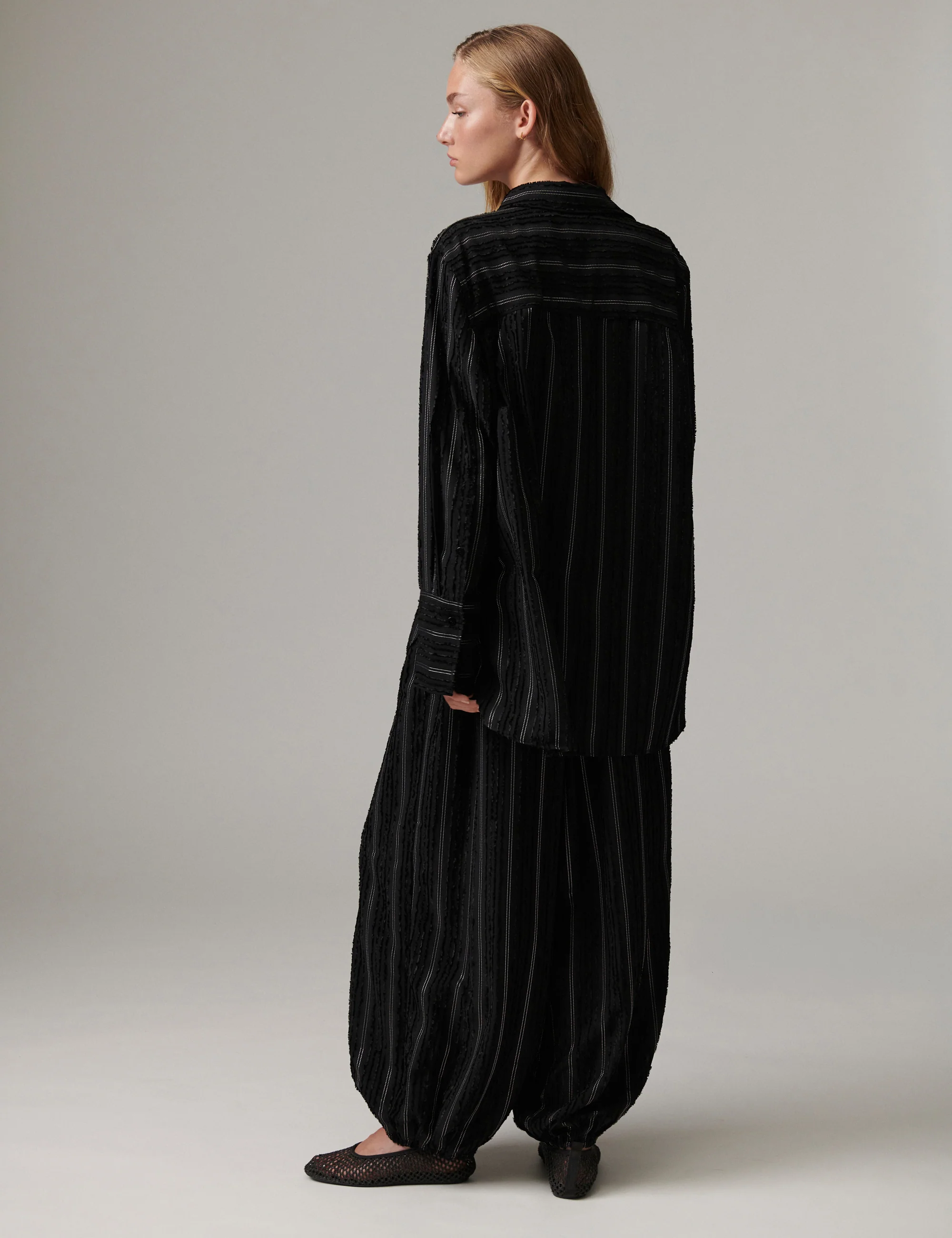 DAYZoe - Raw Stripes - Shirt - Black - Image 5