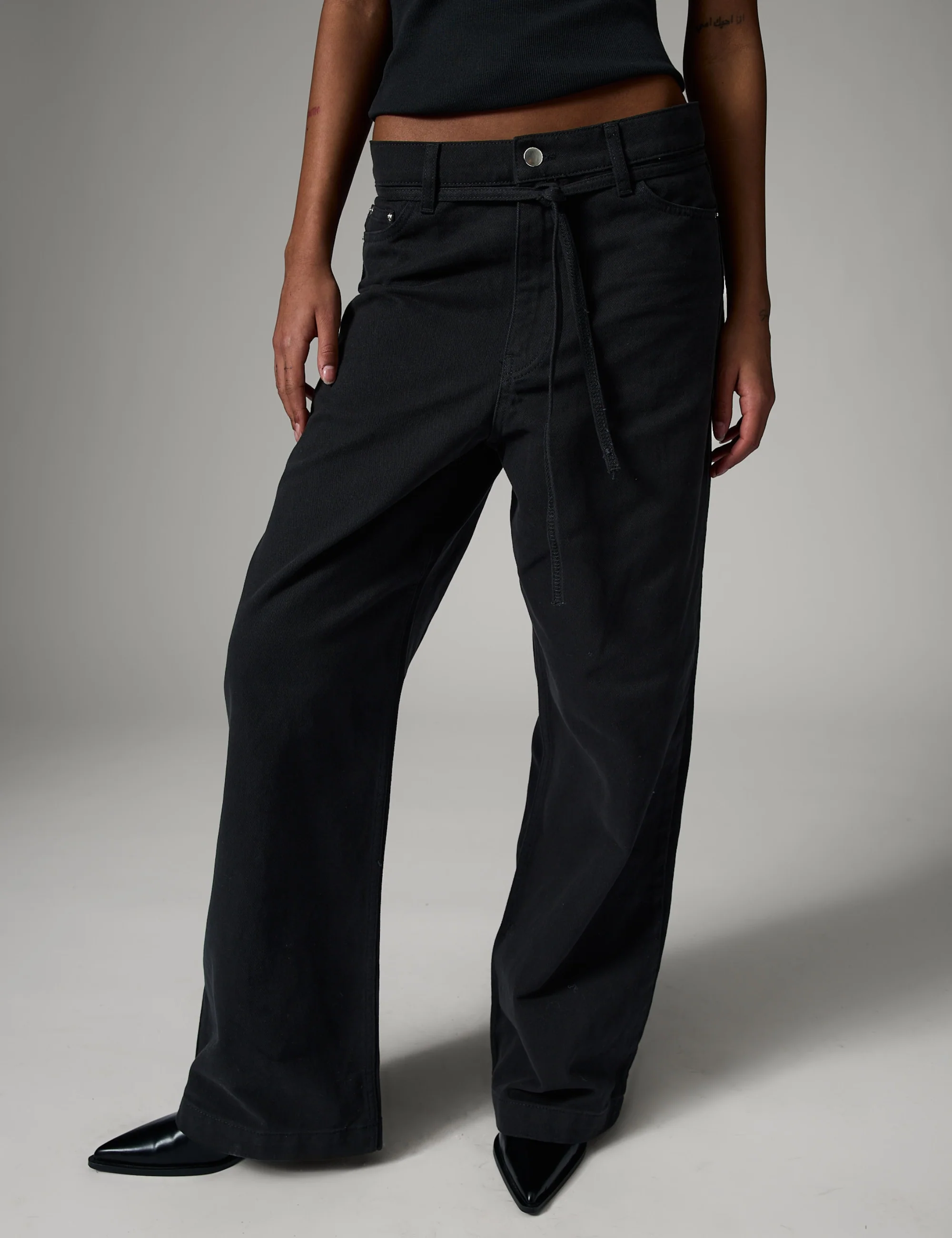 Elijah - Black Denim - Jeans - Black