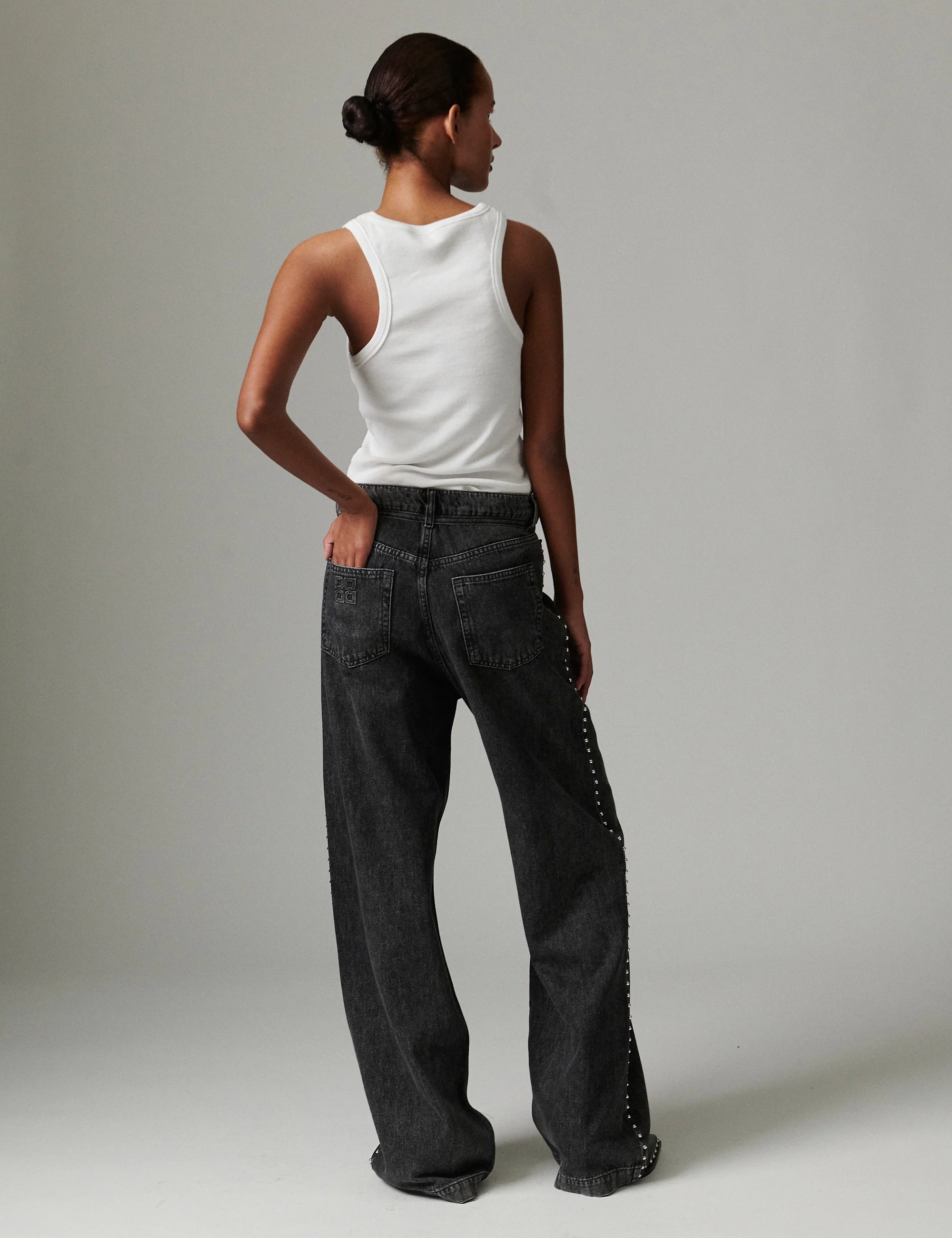 Elijah - Embellished Denim - Jeans - Black - Image 3
