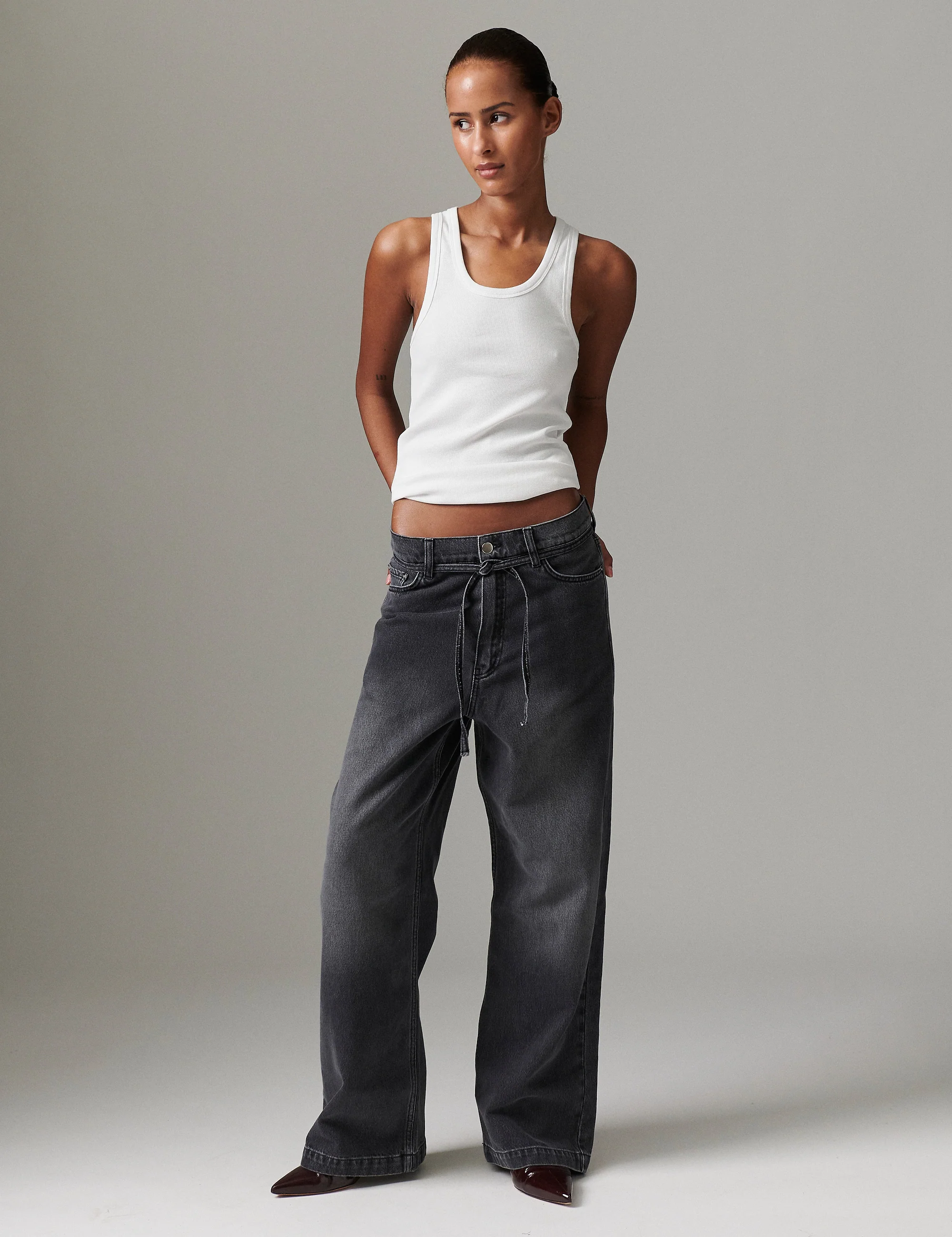 Elijah - Rigid Denim - Black - Image 3