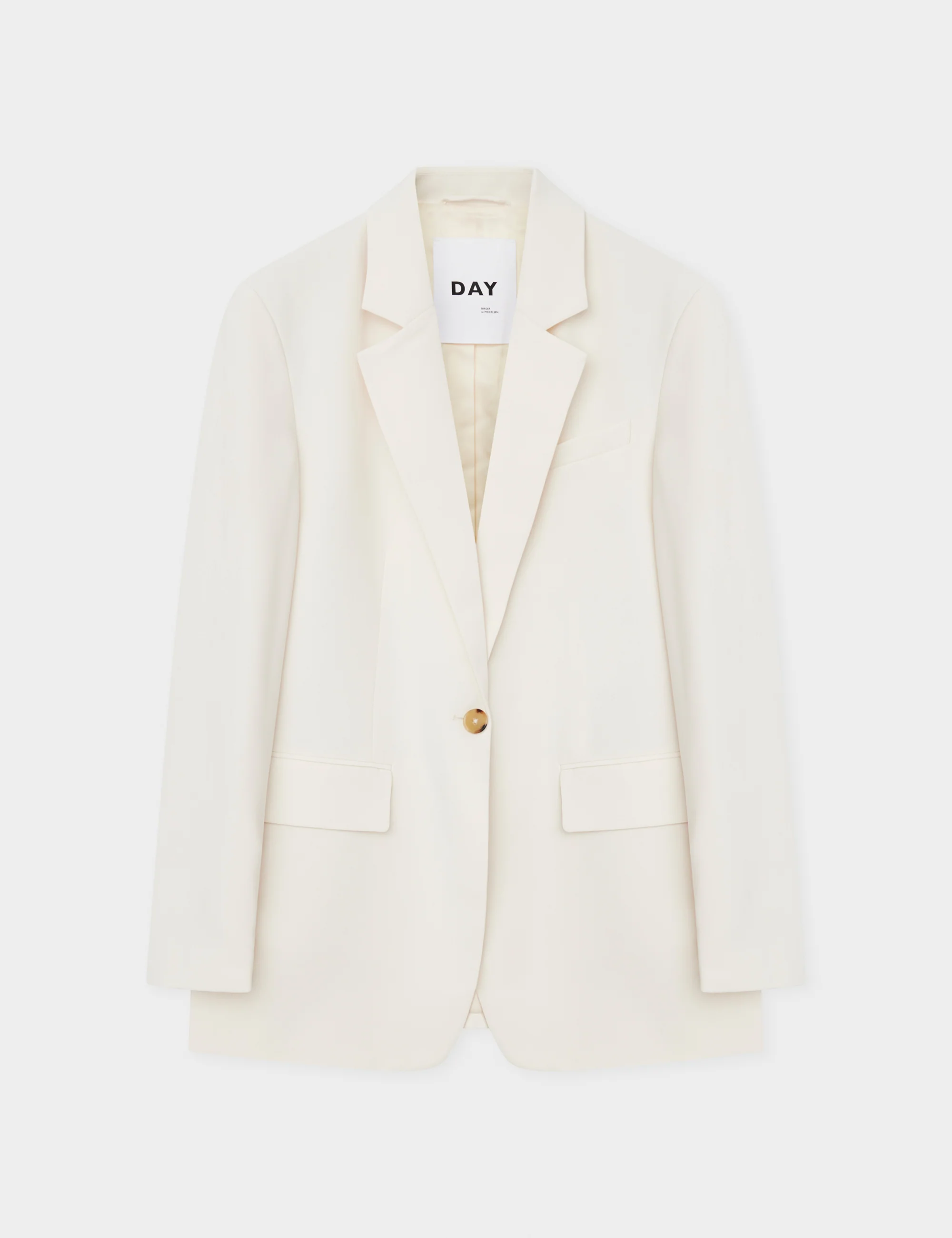 Elton - Classic Gabardine - Blazer - Ivory Shade - Image 5