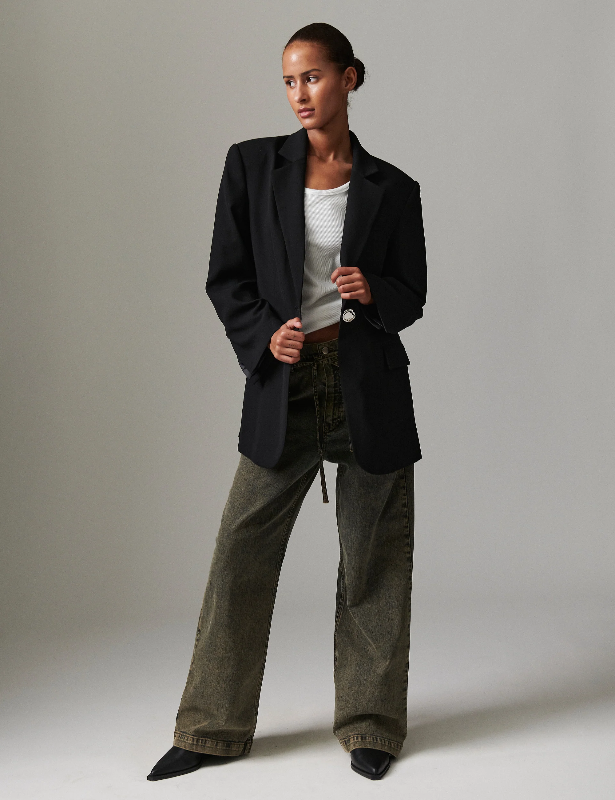 Eltona - Classic Gabardine - Black - Image 6