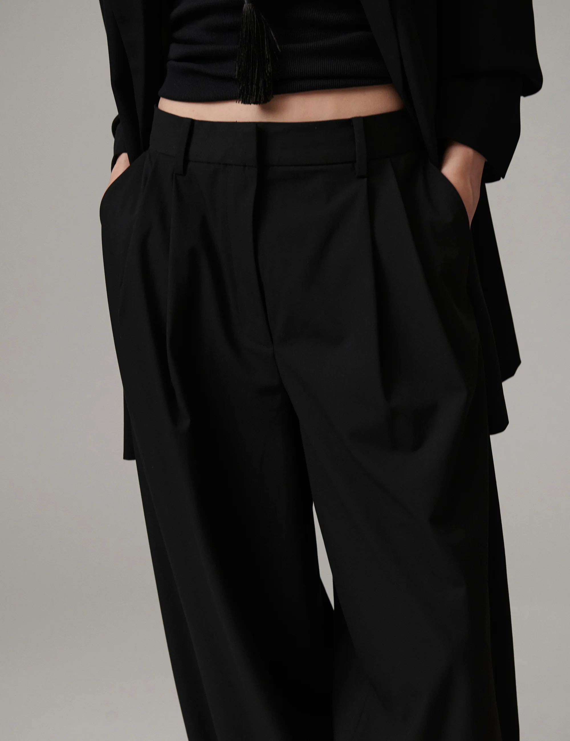 Enora - Classic Gab - Pants - Black - Image 2