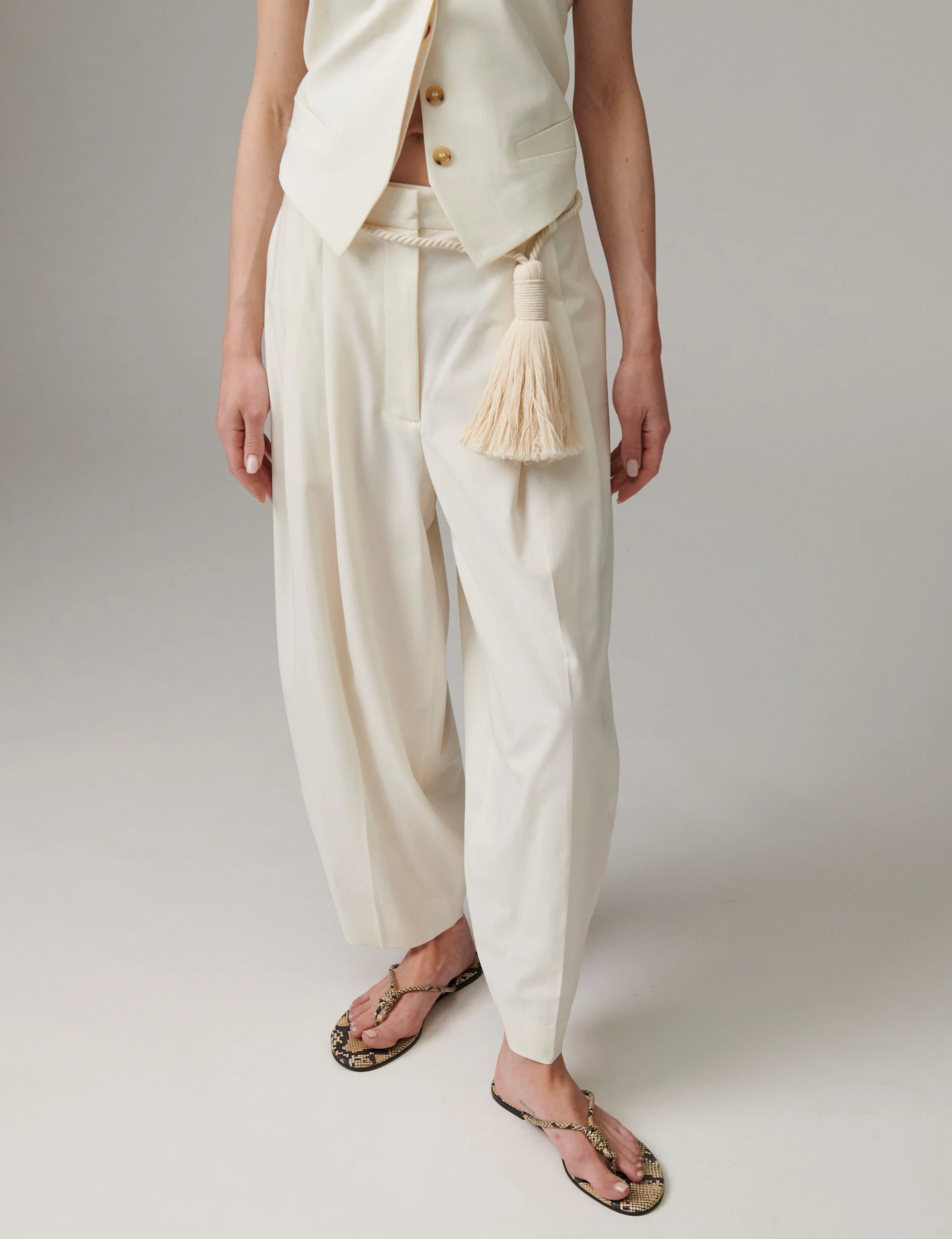 Enora - Classic Gab - Pants - Jet Stream - Image 4