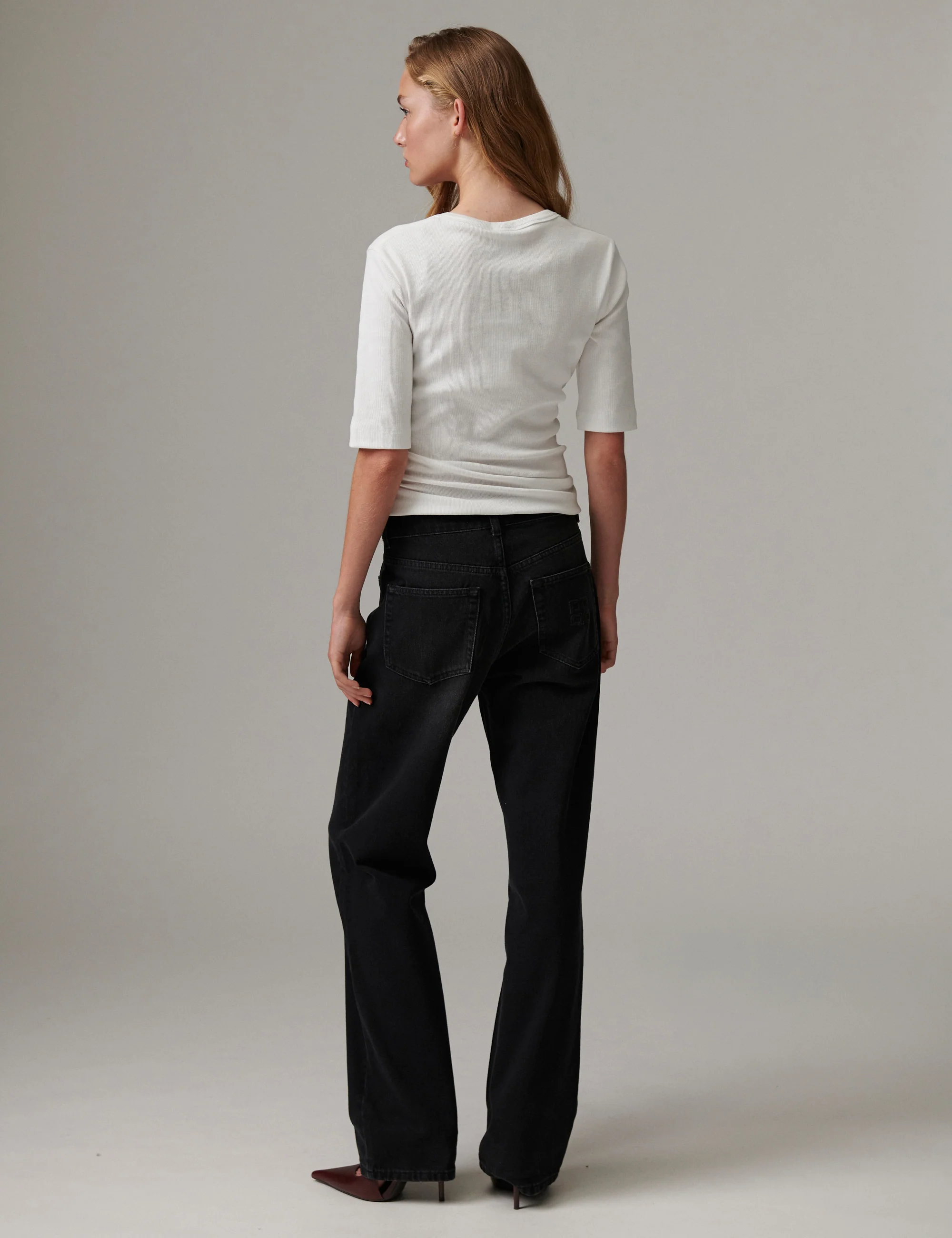 Fine - Classic Rib - T-shirt - Bright White - Image 5