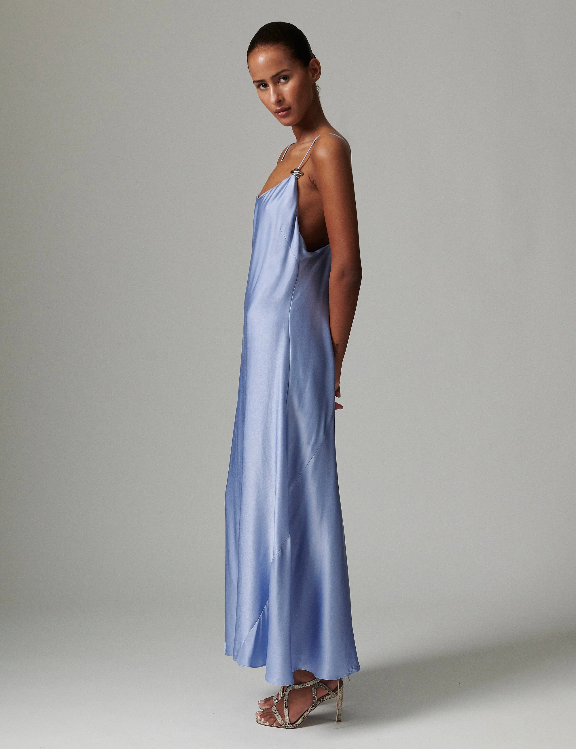 Flio - Silky Touch - Dress - BRUNNERA BLUE - Image 2