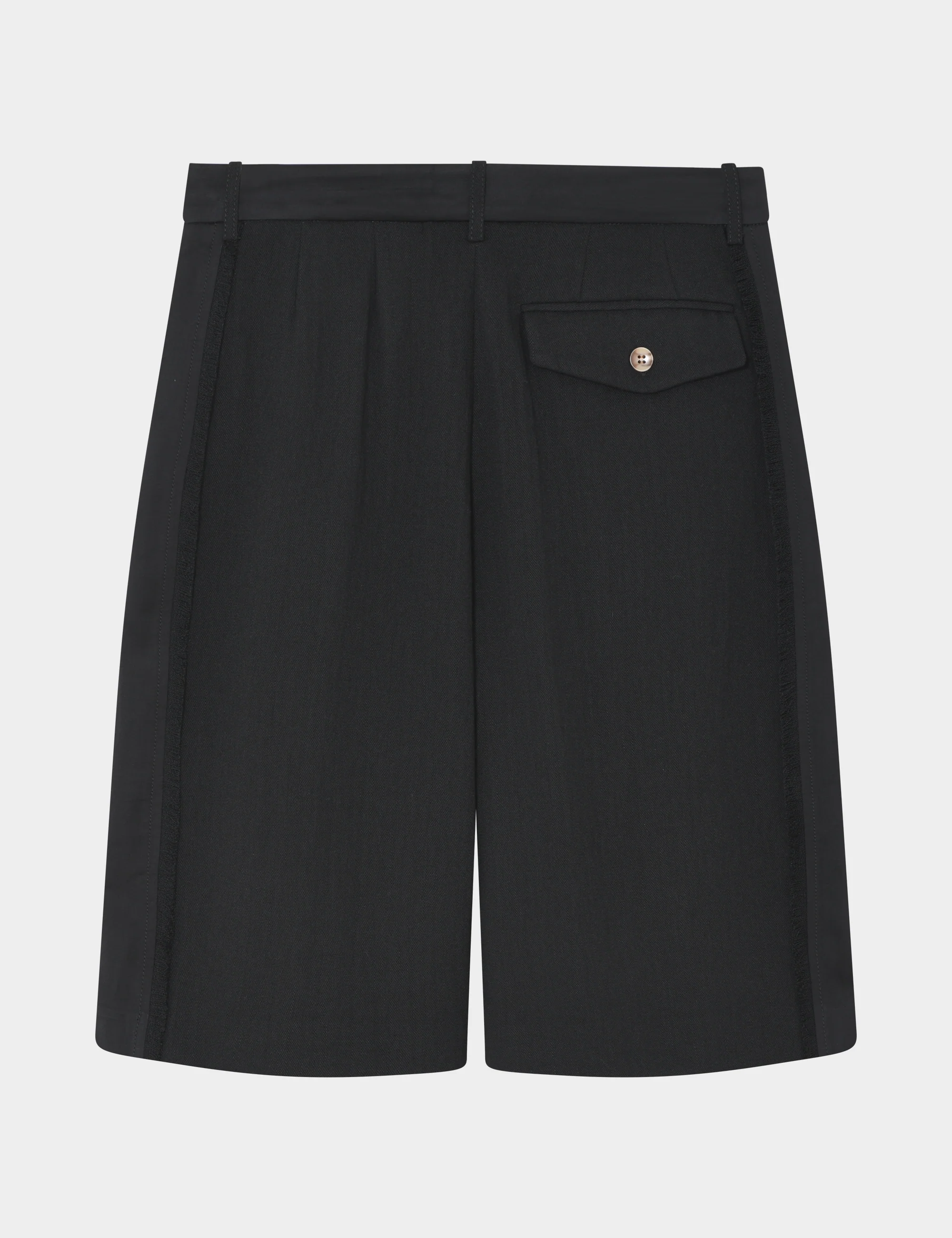 Gordon - Contrast Linen - Shorts - Black - Image 5
