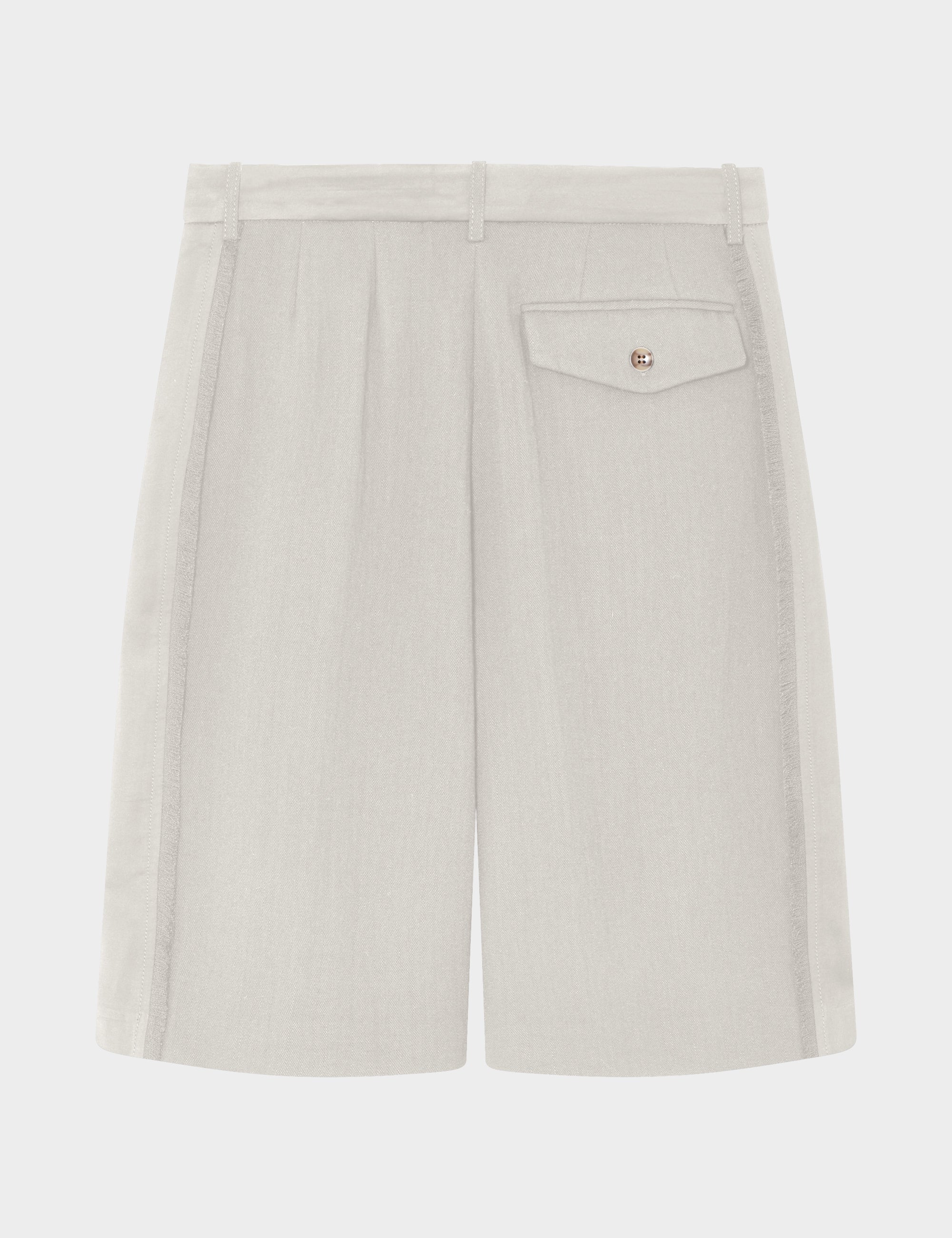 Gordon - Contrast Linen - Shorts - Jet Stream - Image 6