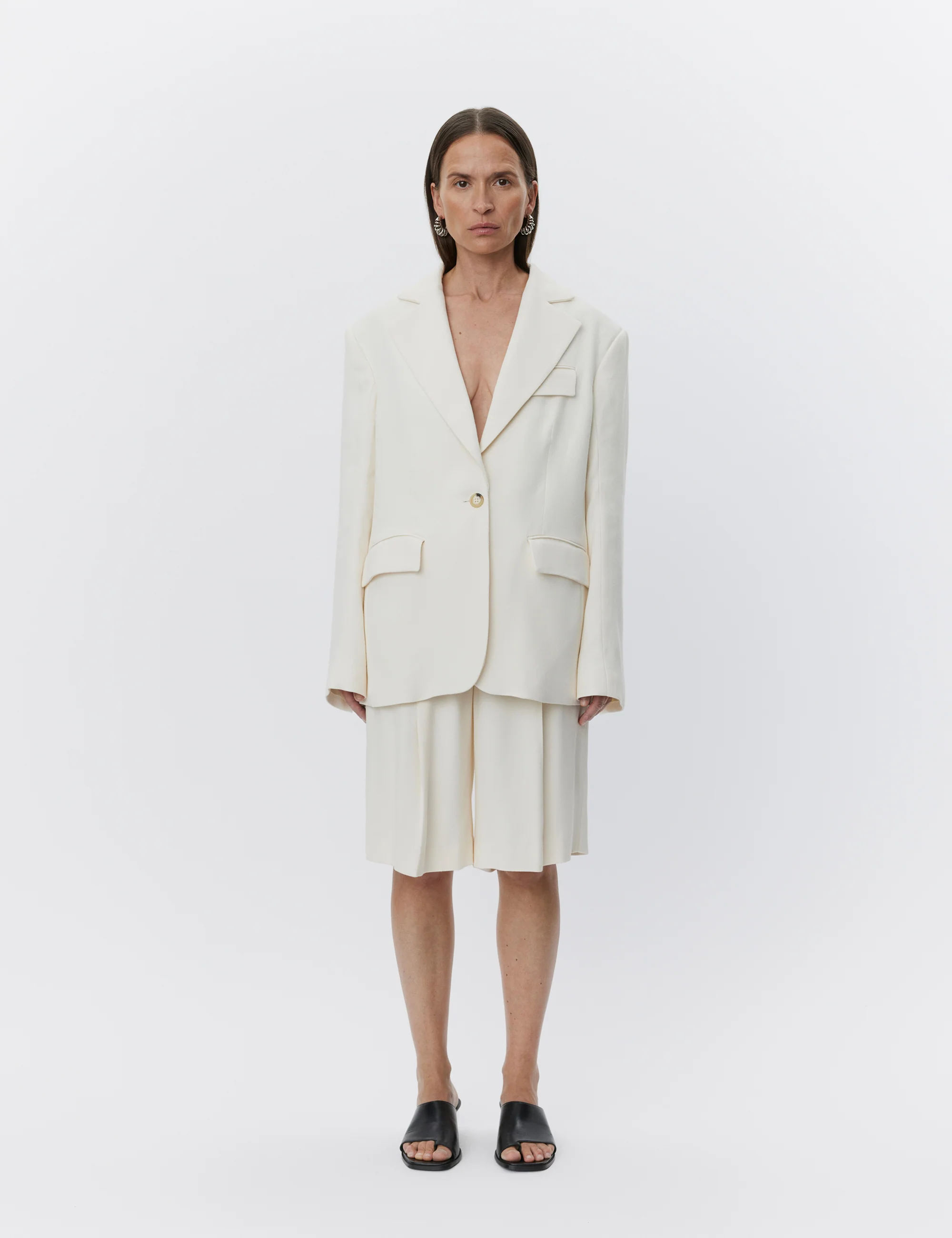 Hilare - Viscose Twill - WINTER WHITE