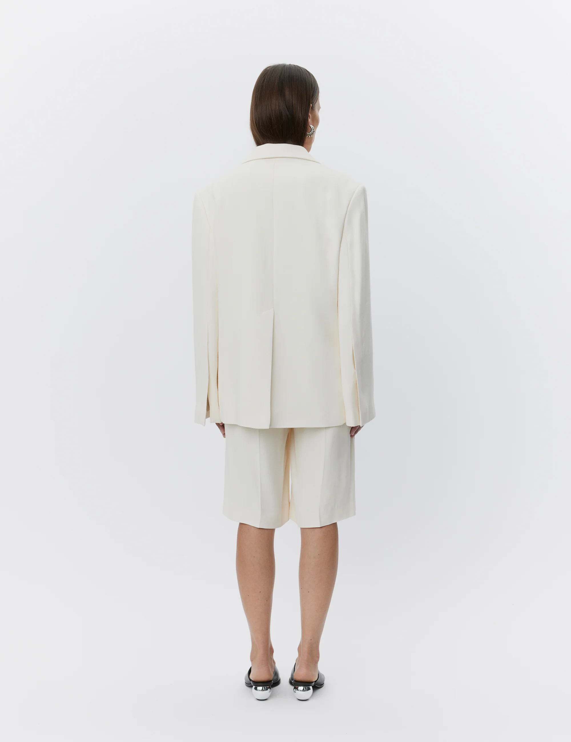 Hilare - Viscose Twill - WINTER WHITE - Image 3