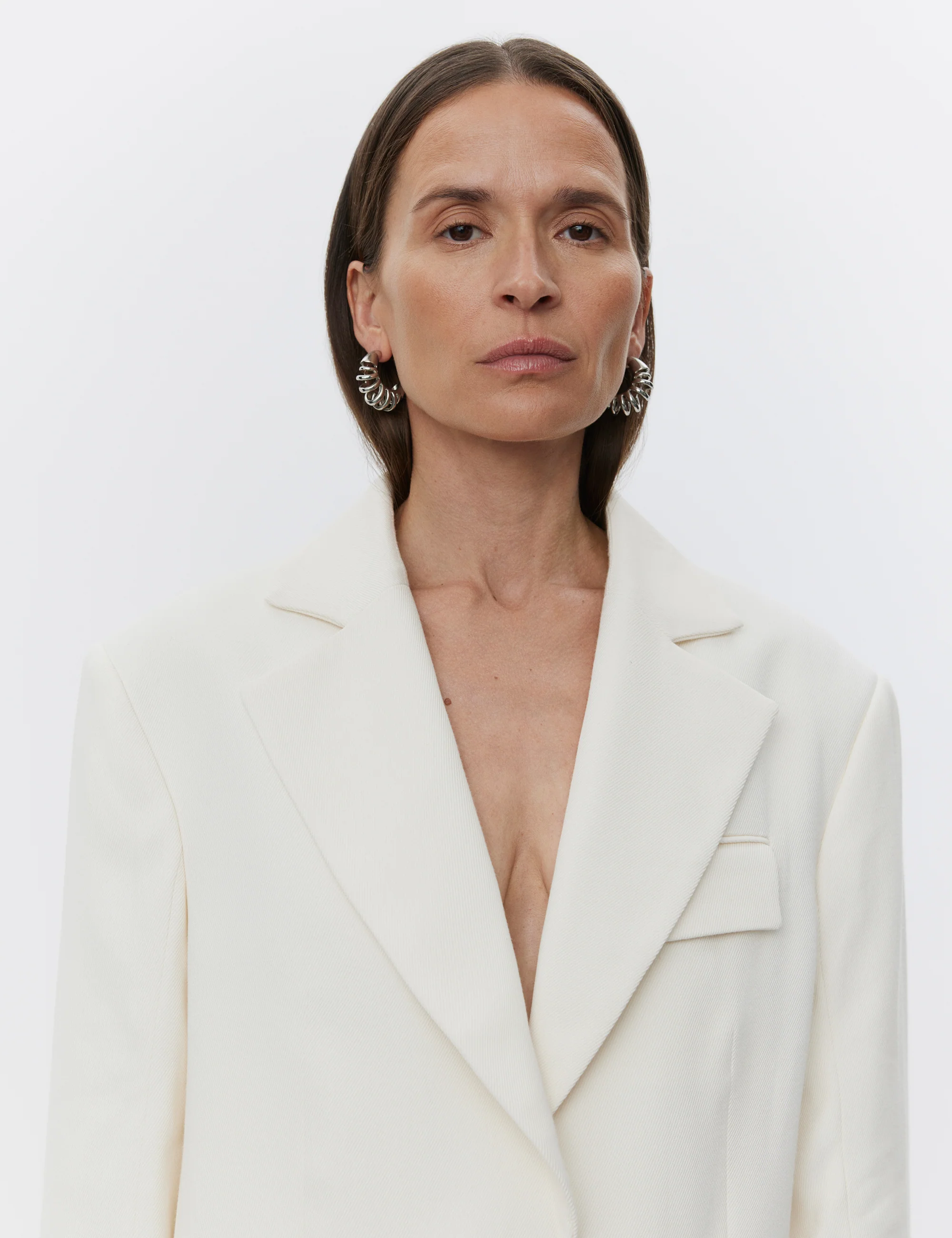 Hilare - Viscose Twill - WINTER WHITE - Image 4