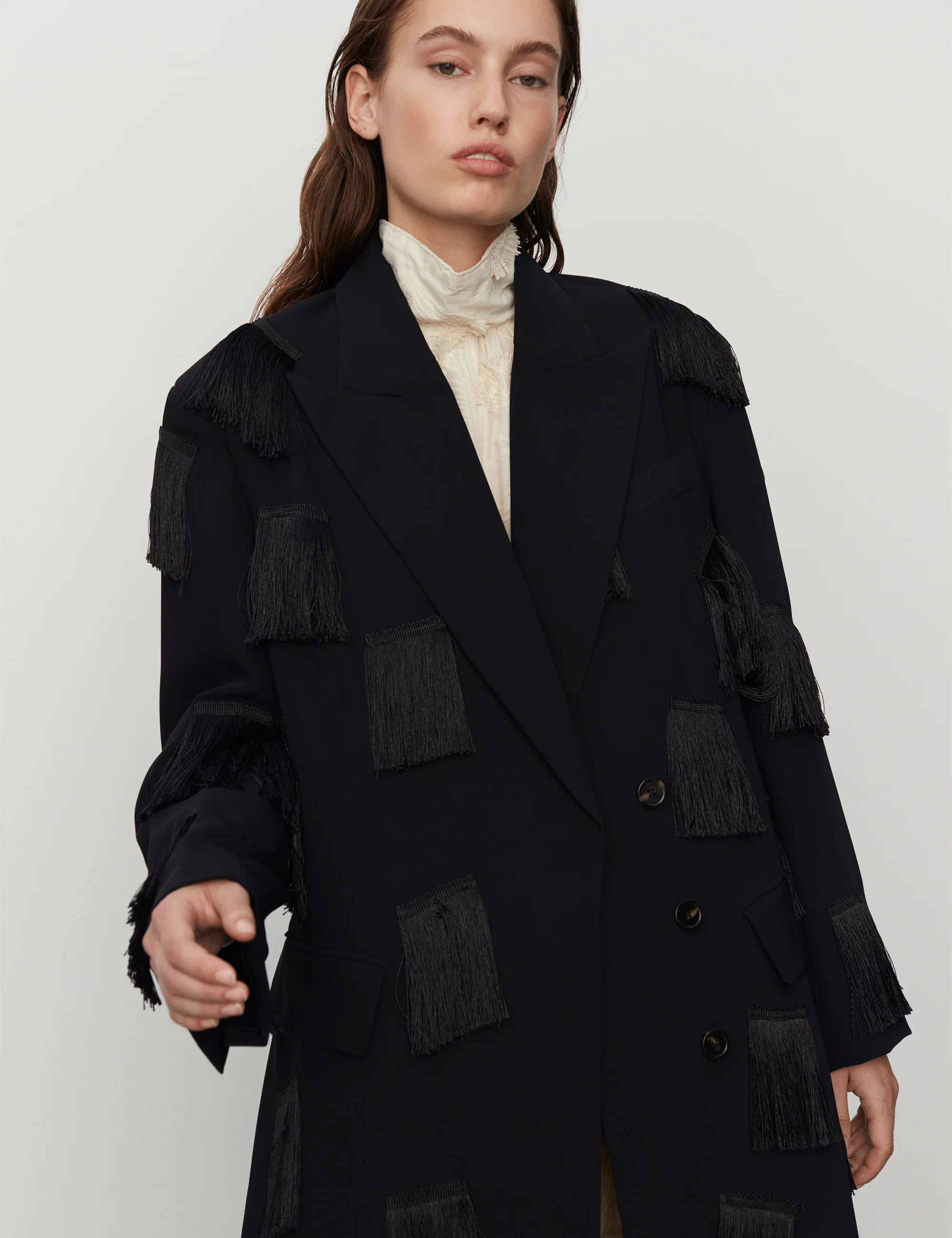 Isobel - Classic Gabardine - Black - Image 7
