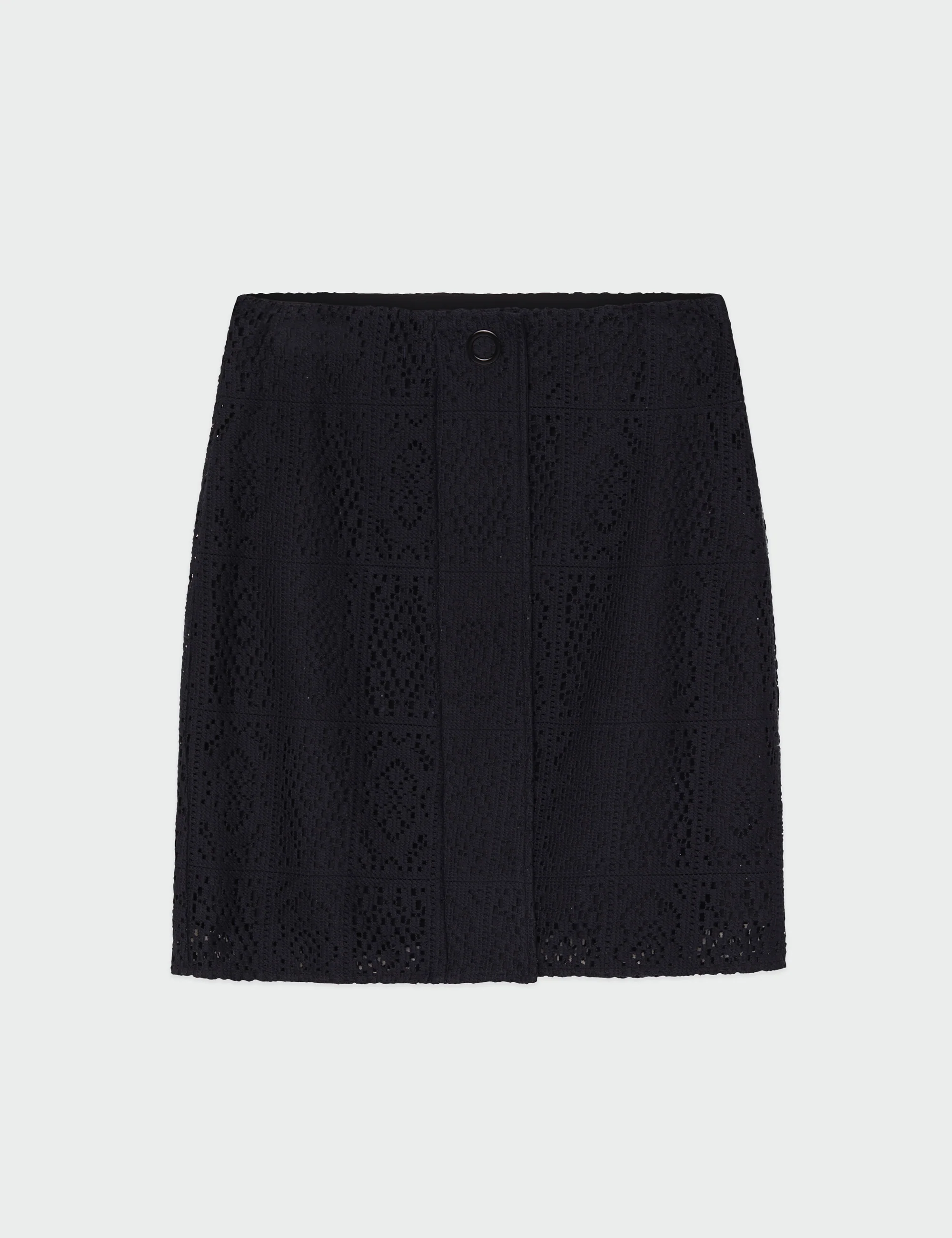 Jamie - Cotton Crochet Lace - Black
