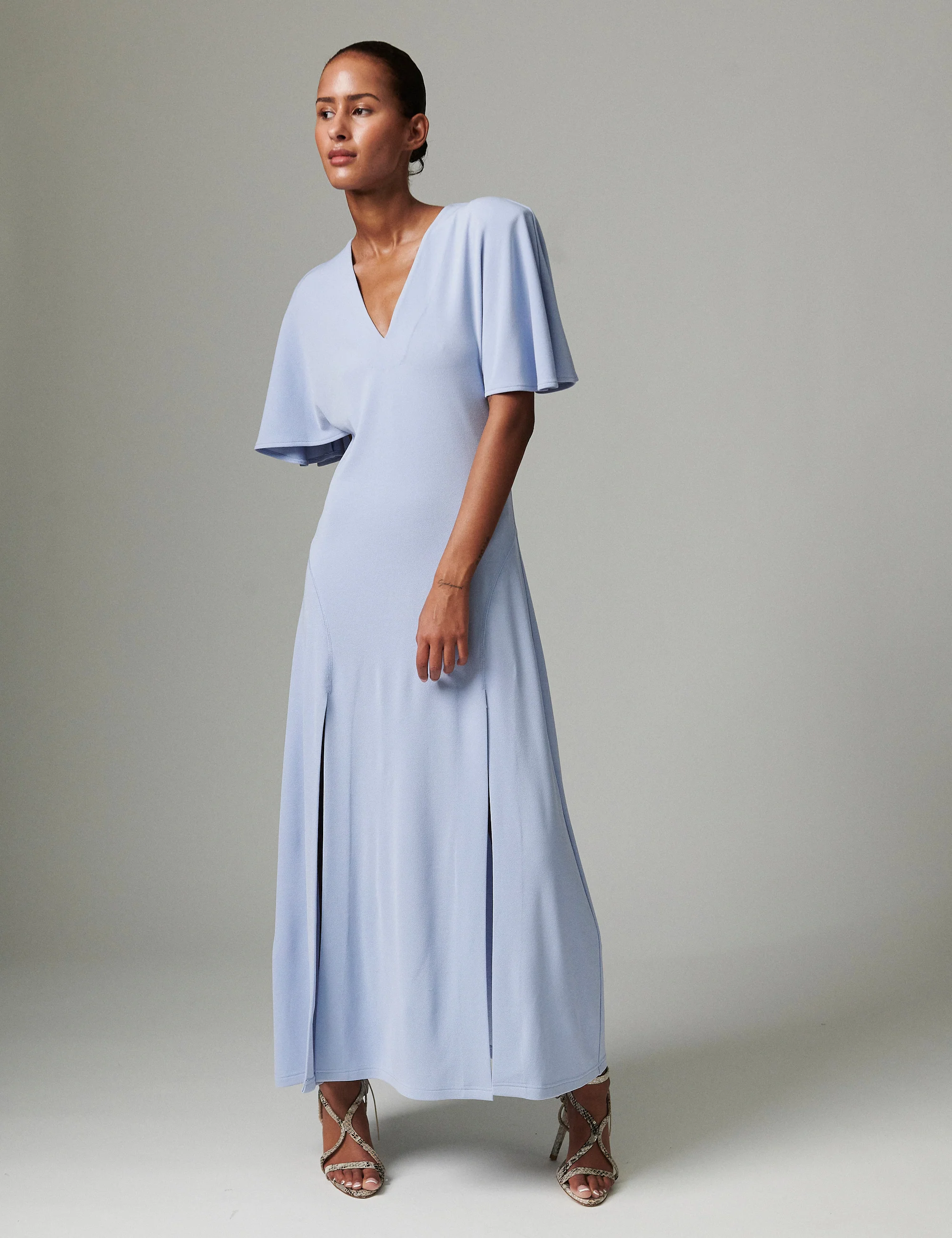 Jayma - All Day Jersey - Dress - BRUNNERA BLUE