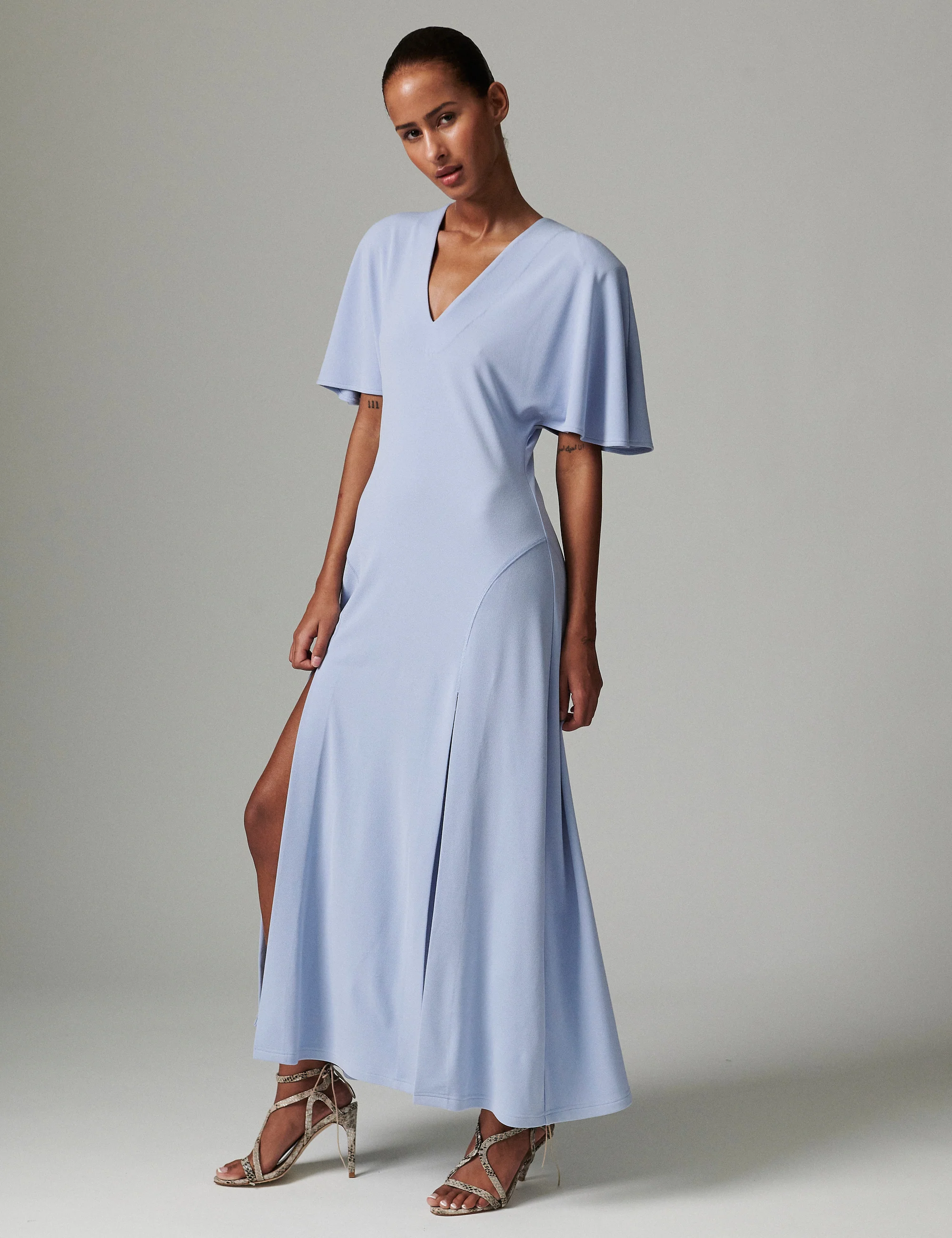 Jayma - All Day Jersey - Dress - BRUNNERA BLUE - Image 2