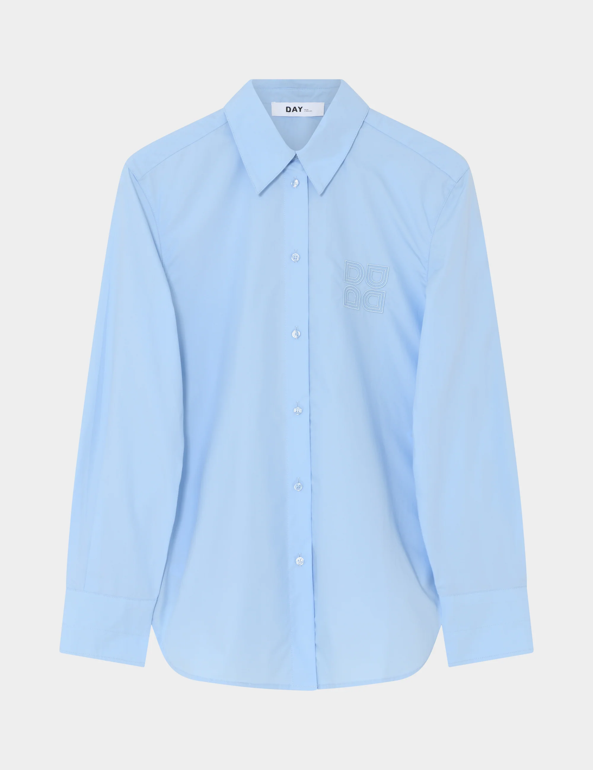 Jojo - Poplina - Shirts - Chambray blue - Image 6