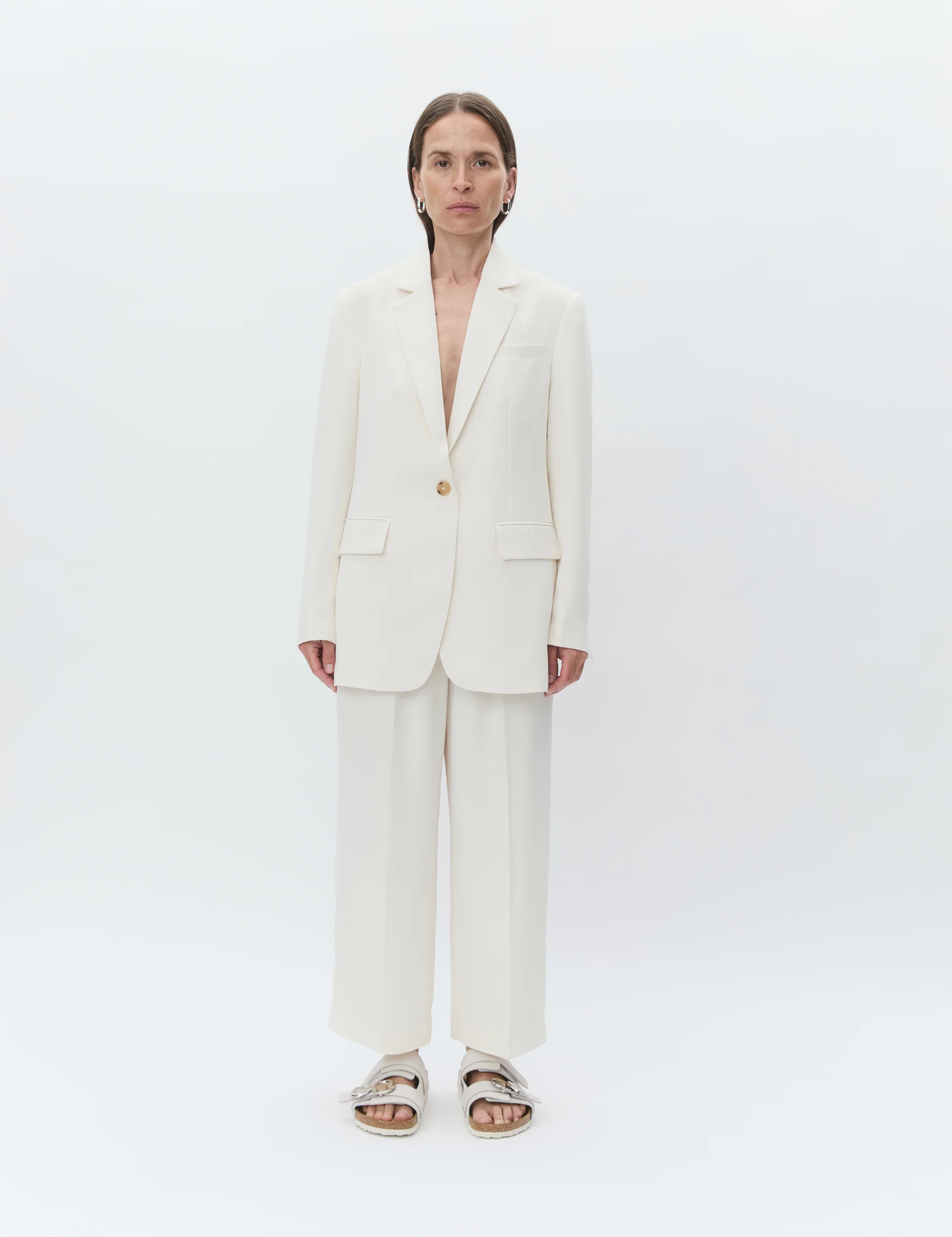 Jonah - Classic Gabardine - Pants - Ivory Shade - Image 6