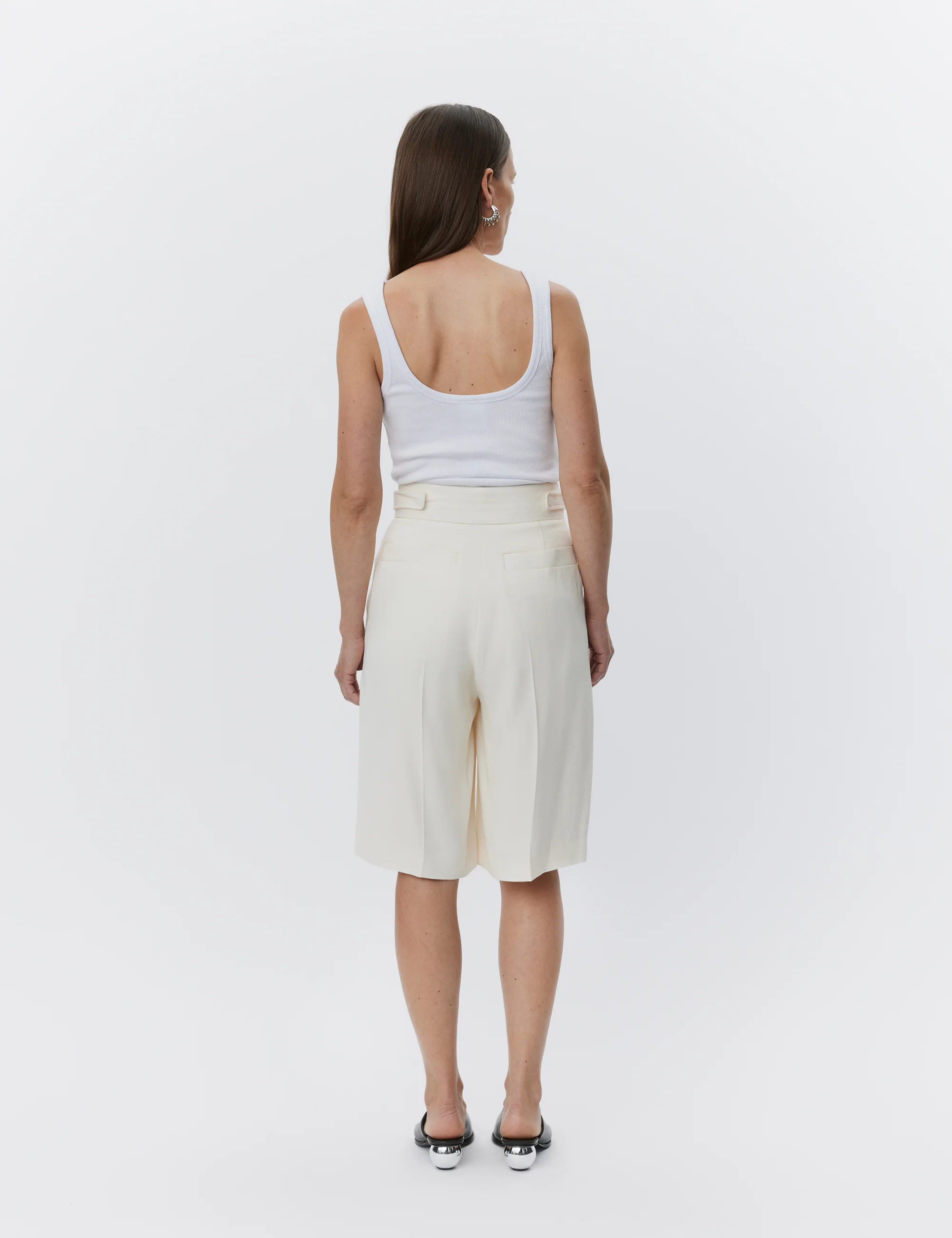 Lcann - Viscose Twill - WINTER WHITE - Image 4