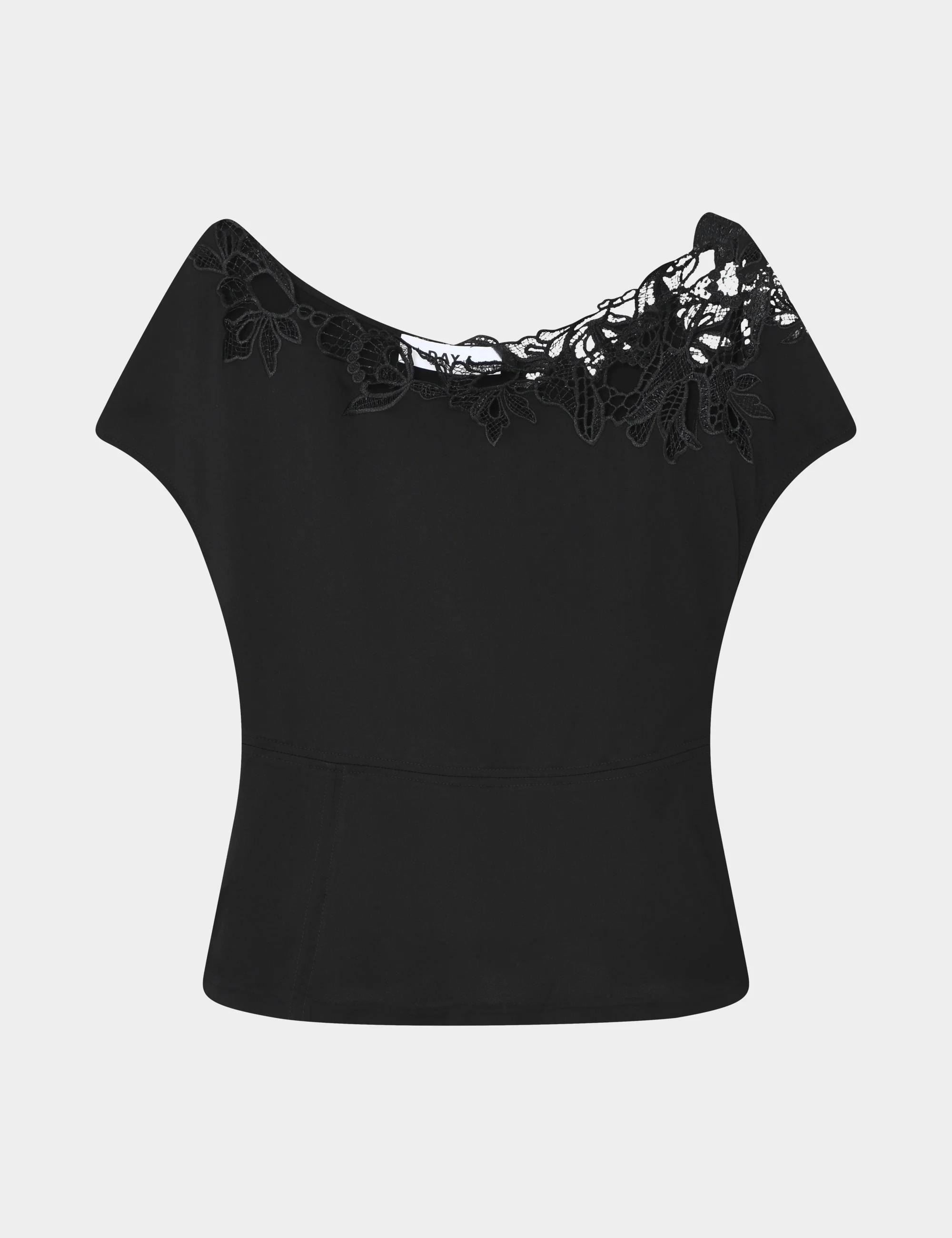 Lesto - Matte Crepe - Top - Black - Image 5