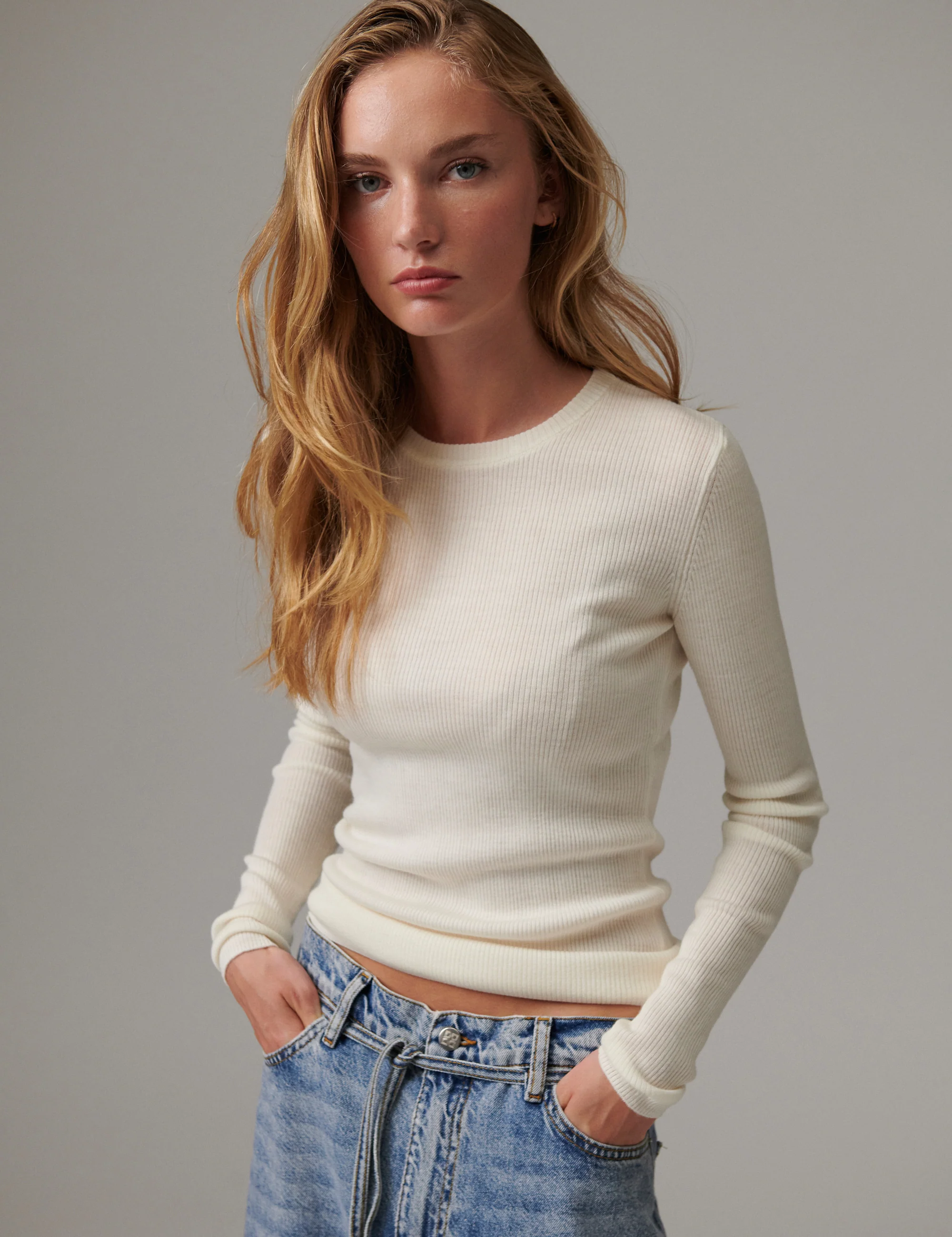 Mariana - Daily Elements - Pullover - Ivory Shade