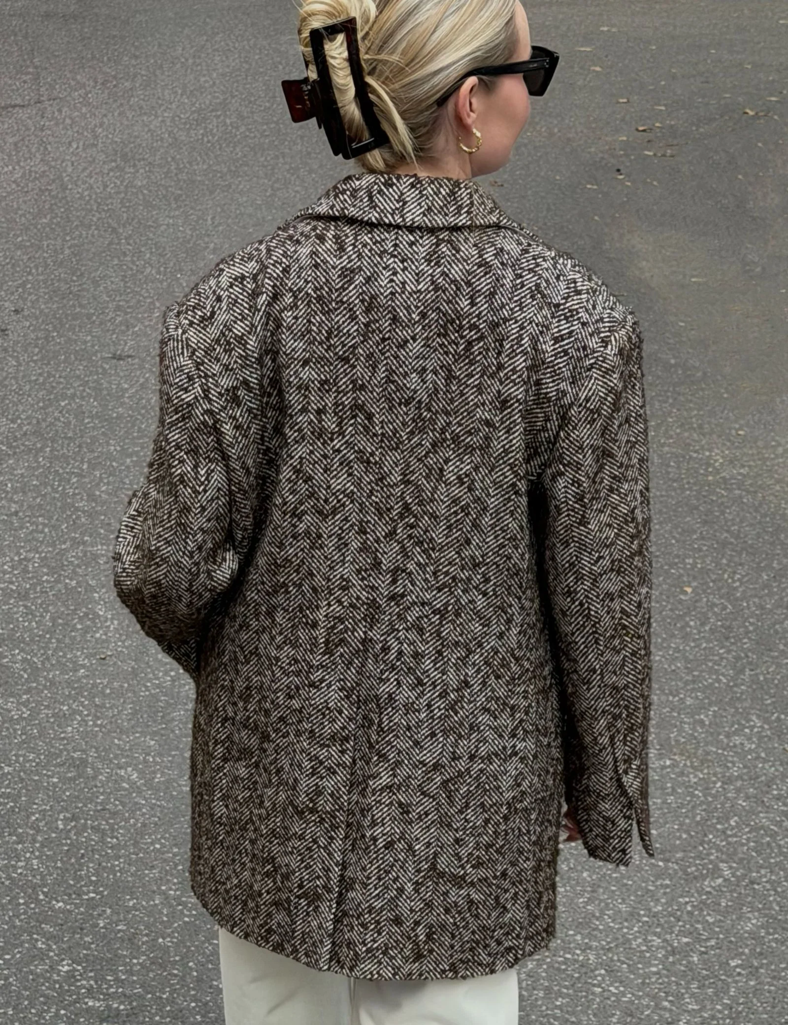 Martha - Heavy Slub Wool - CHOCOLATE PLUM - Image 4