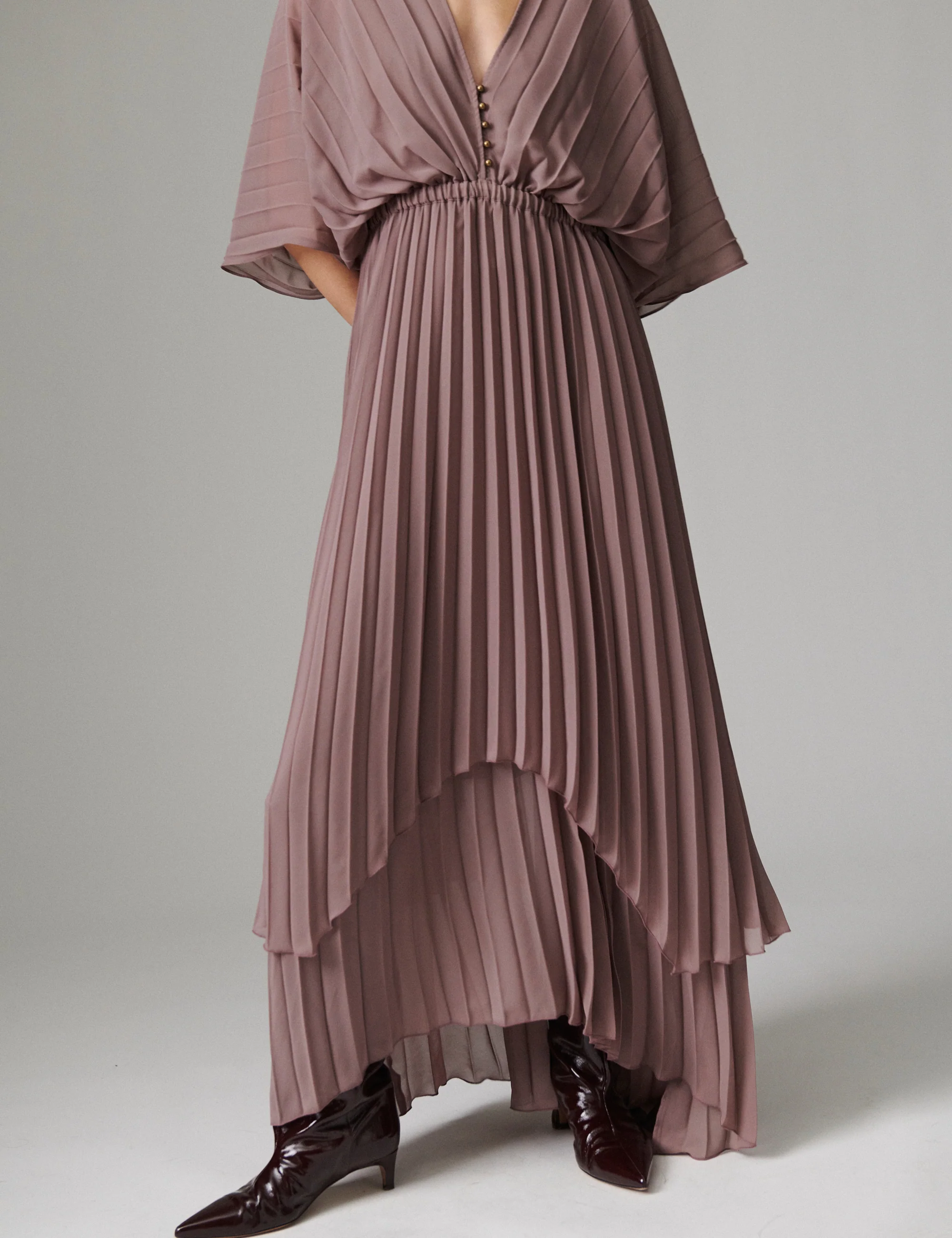 Miru - Day Chiffon - Dress - TWILIGHT MAUVE - Image 4