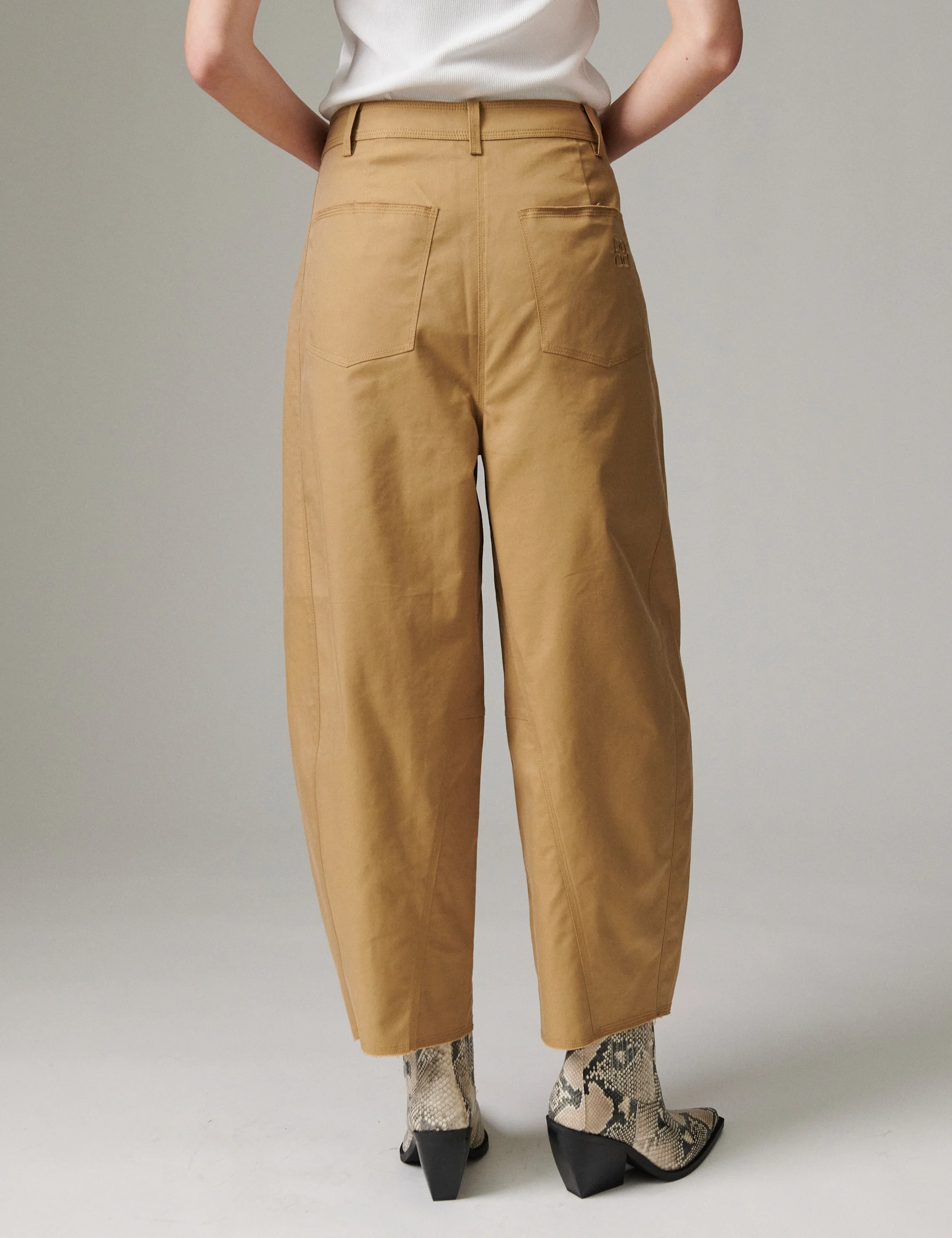 Nicol - Canvas Deluxe - Pants - ECRU OLIVE - Image 2