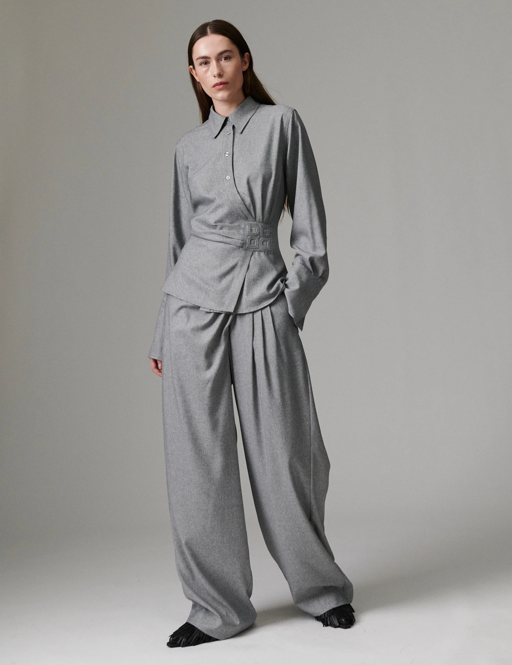 Onyx - Corporate Day - Pants - Medium Grey Melange - Image 3