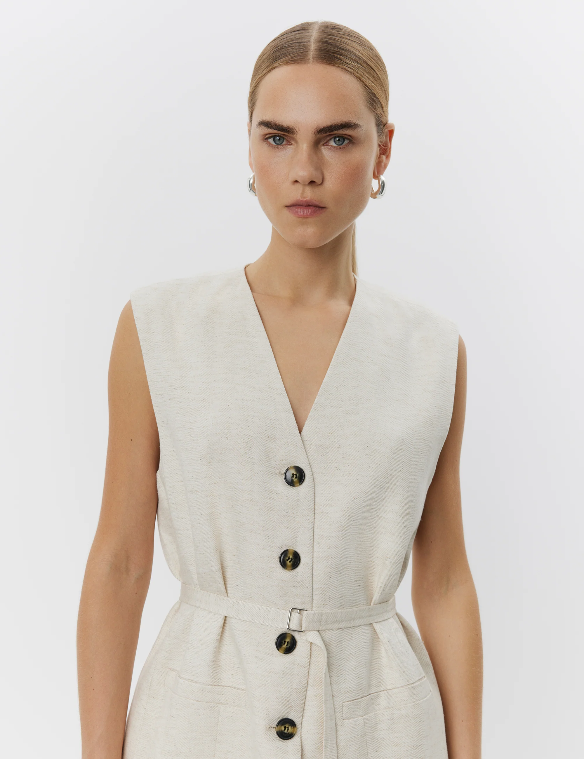 Palmer - Summer Tweed - PISTACHIO SHELL. - Image 2