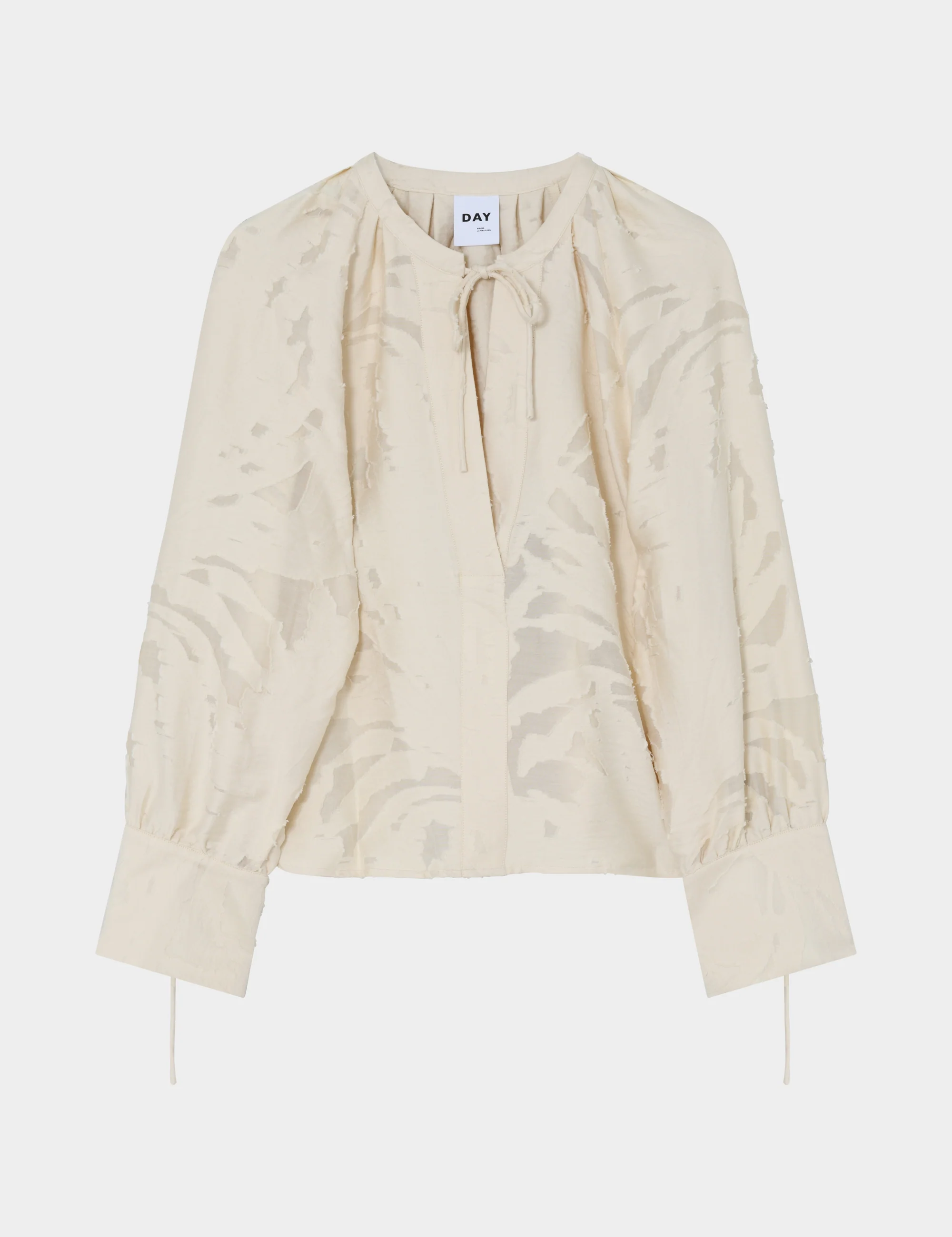 Penka - Raw Jacquard - Blouse - Jet Stream - Image 5