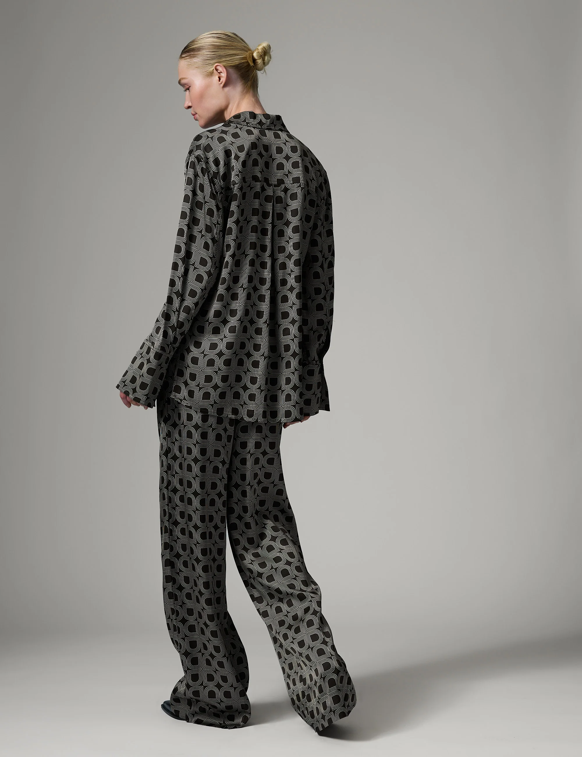 Plymo- Fluid Viscose - Shirt - Black - Image 4