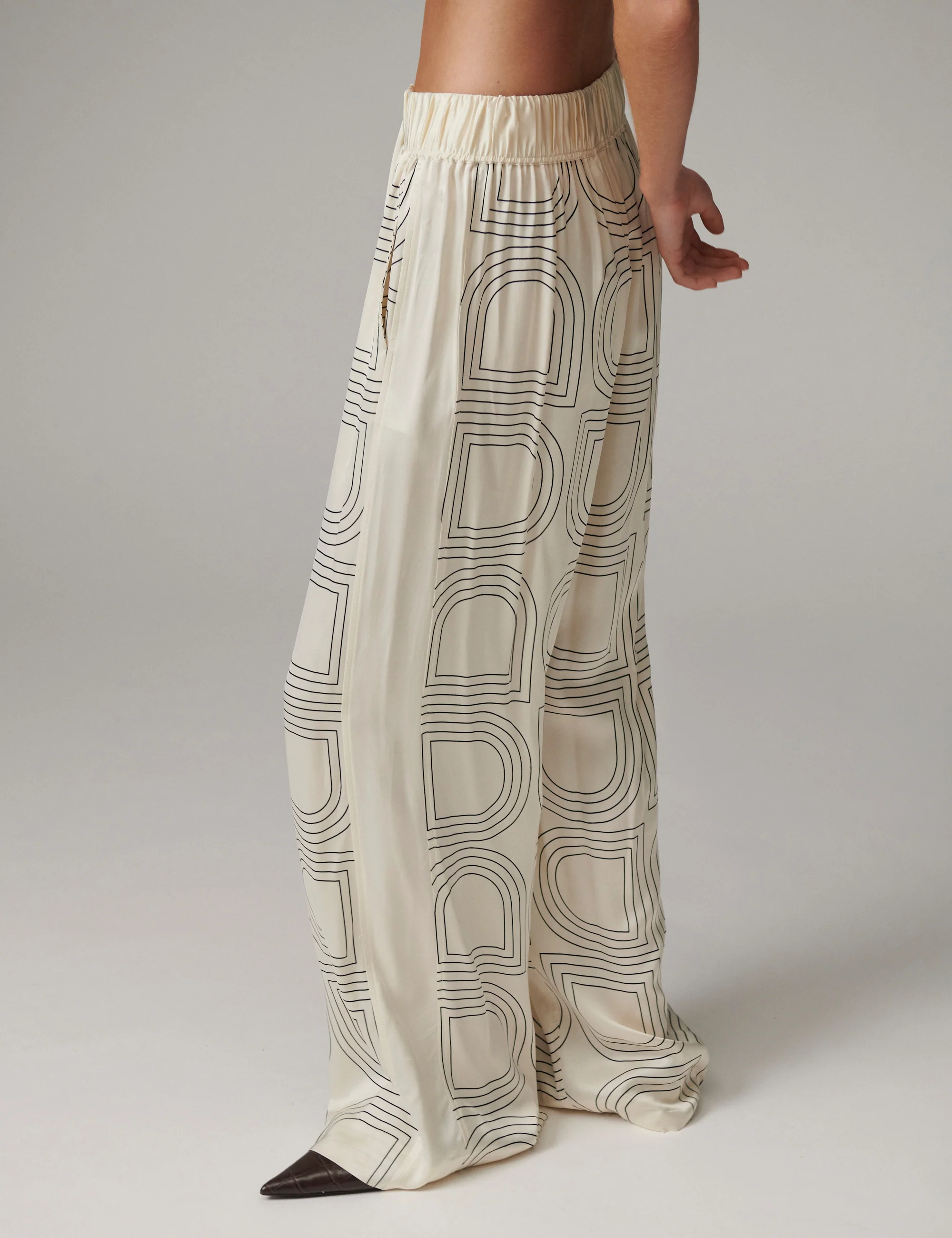 Posey- Fluid Viscose - Pants - Jet Stream