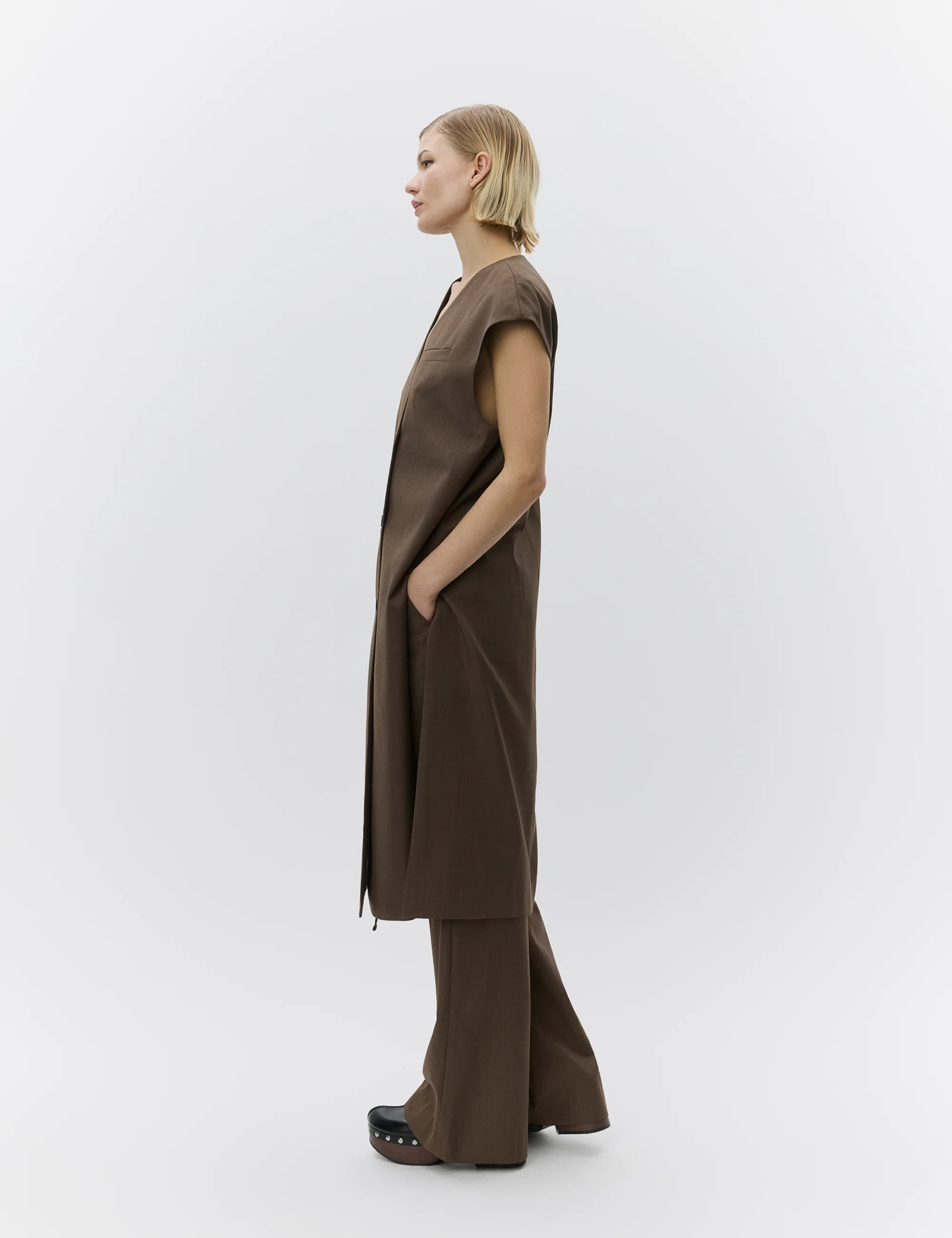 Rory - Classic Suiting - WREN MELANGE - Image 4