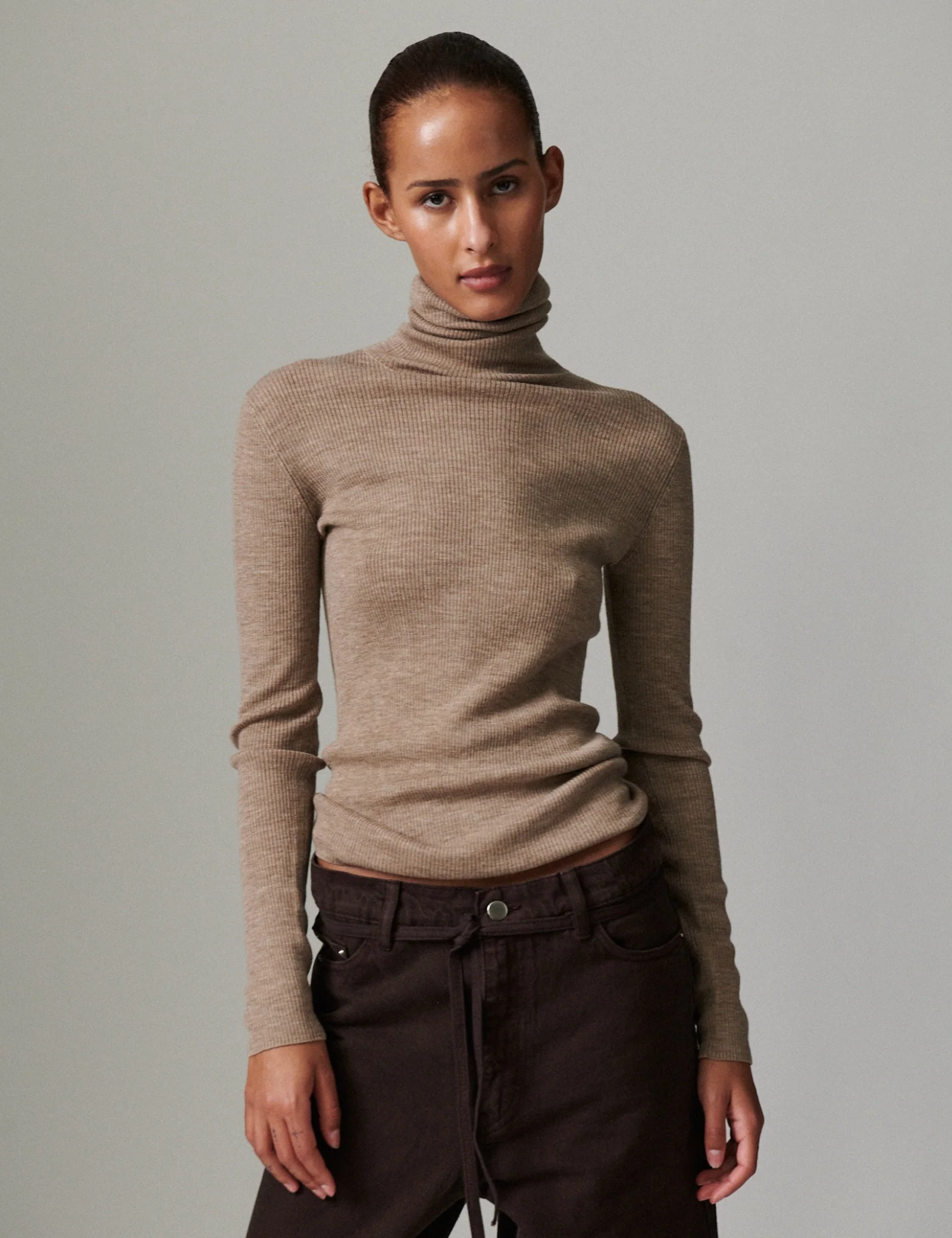 Sierra - Daily Elements - Blouse - Beige Melange - Image 3