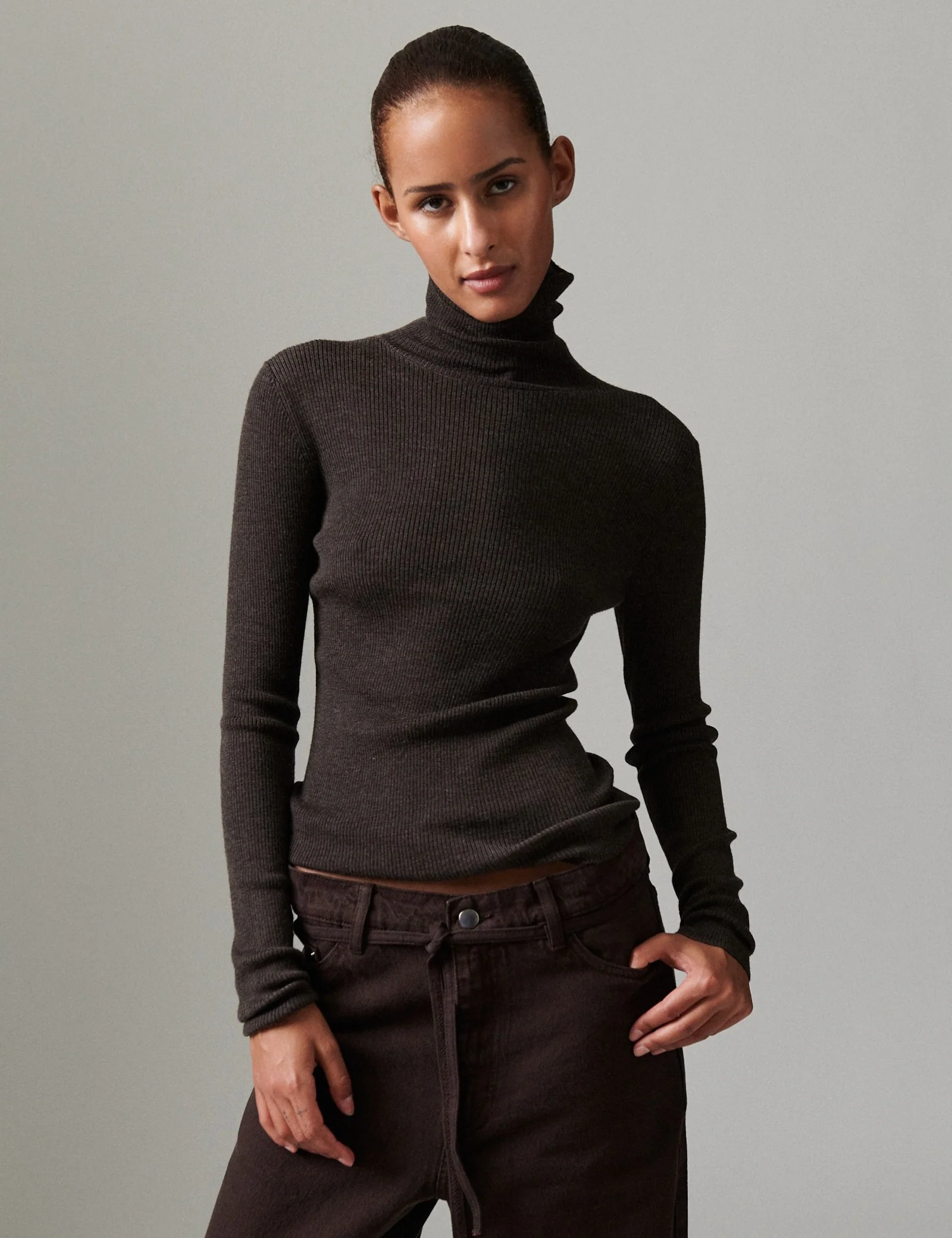 Sierra - Daily Elements - Blouse - Expresso Melange - Image 3