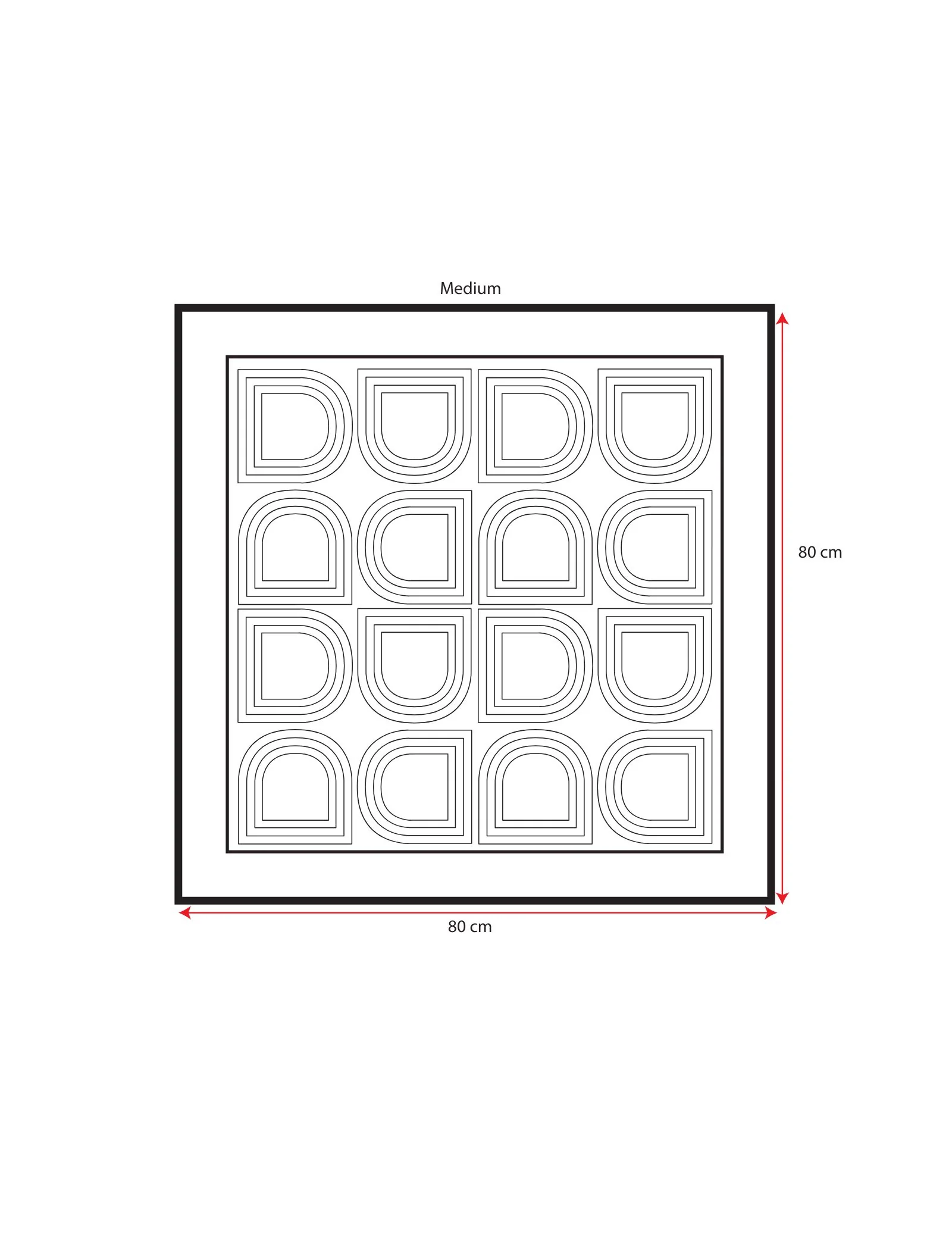 Sille Medium - Daily Scarf - Scarf - Vanilla Ice - Image 3