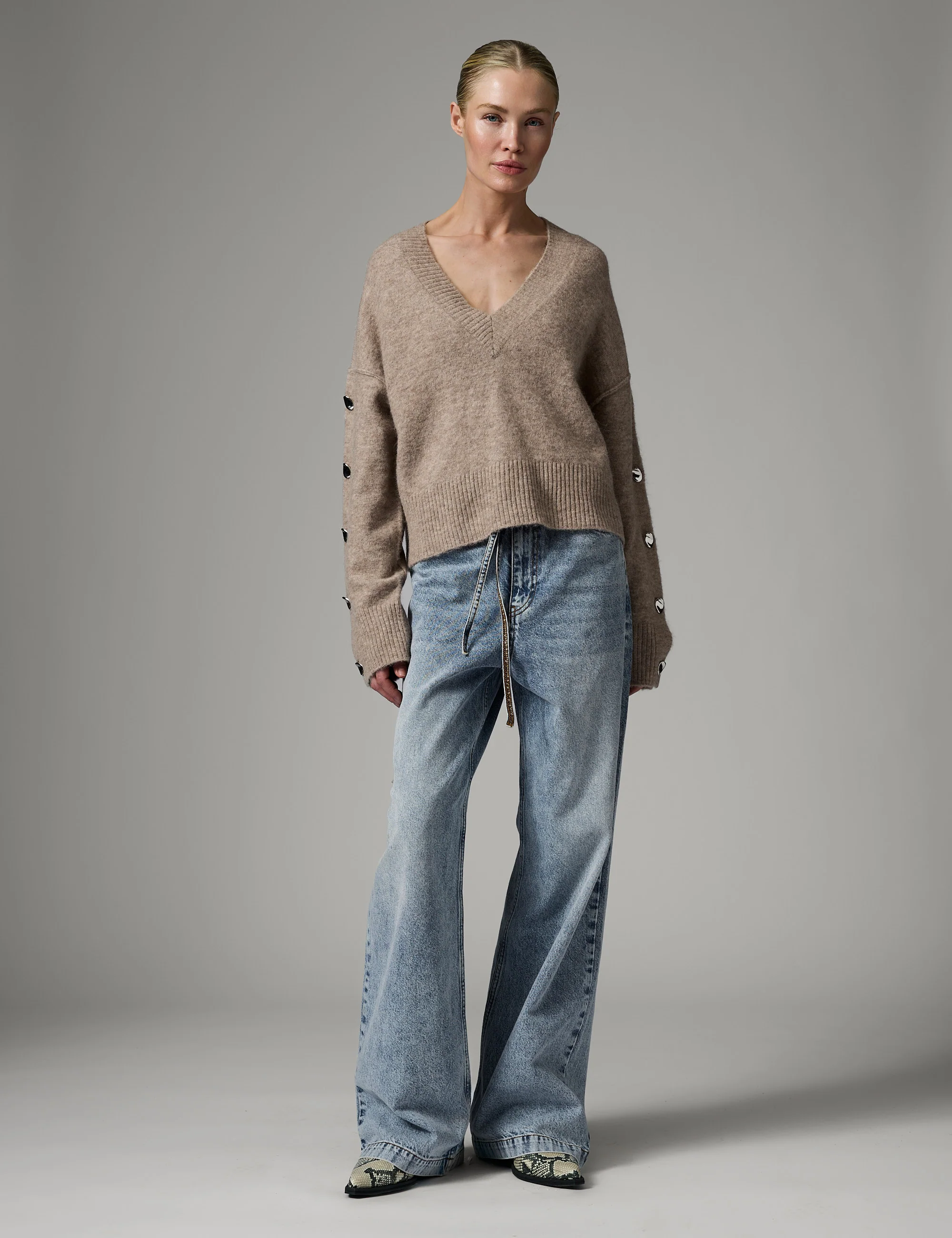 Solange - Cozy Days - Pullover - Hazel Melange - Image 3