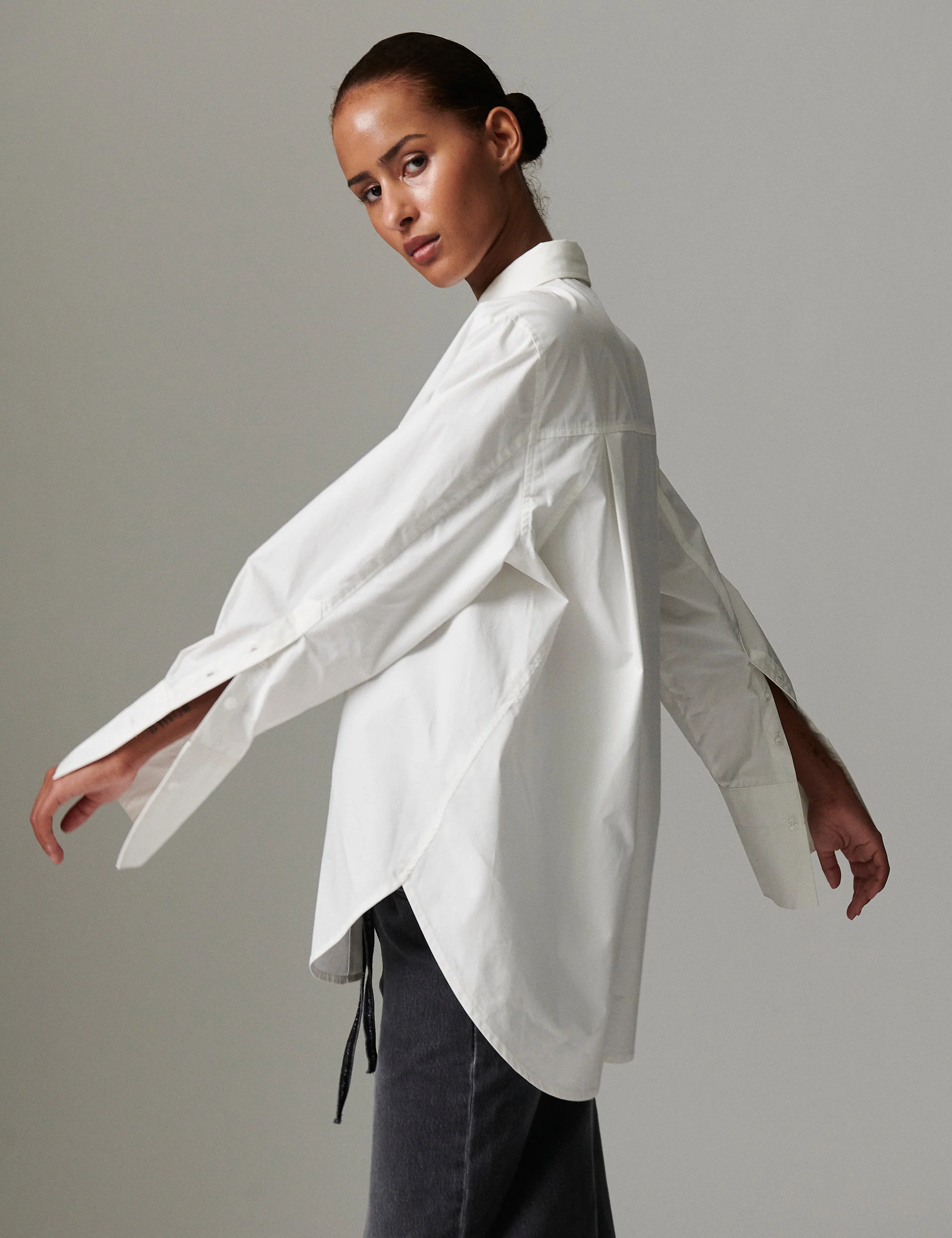 Stella - Poplina - Shirt - Brilliant White - Image 2