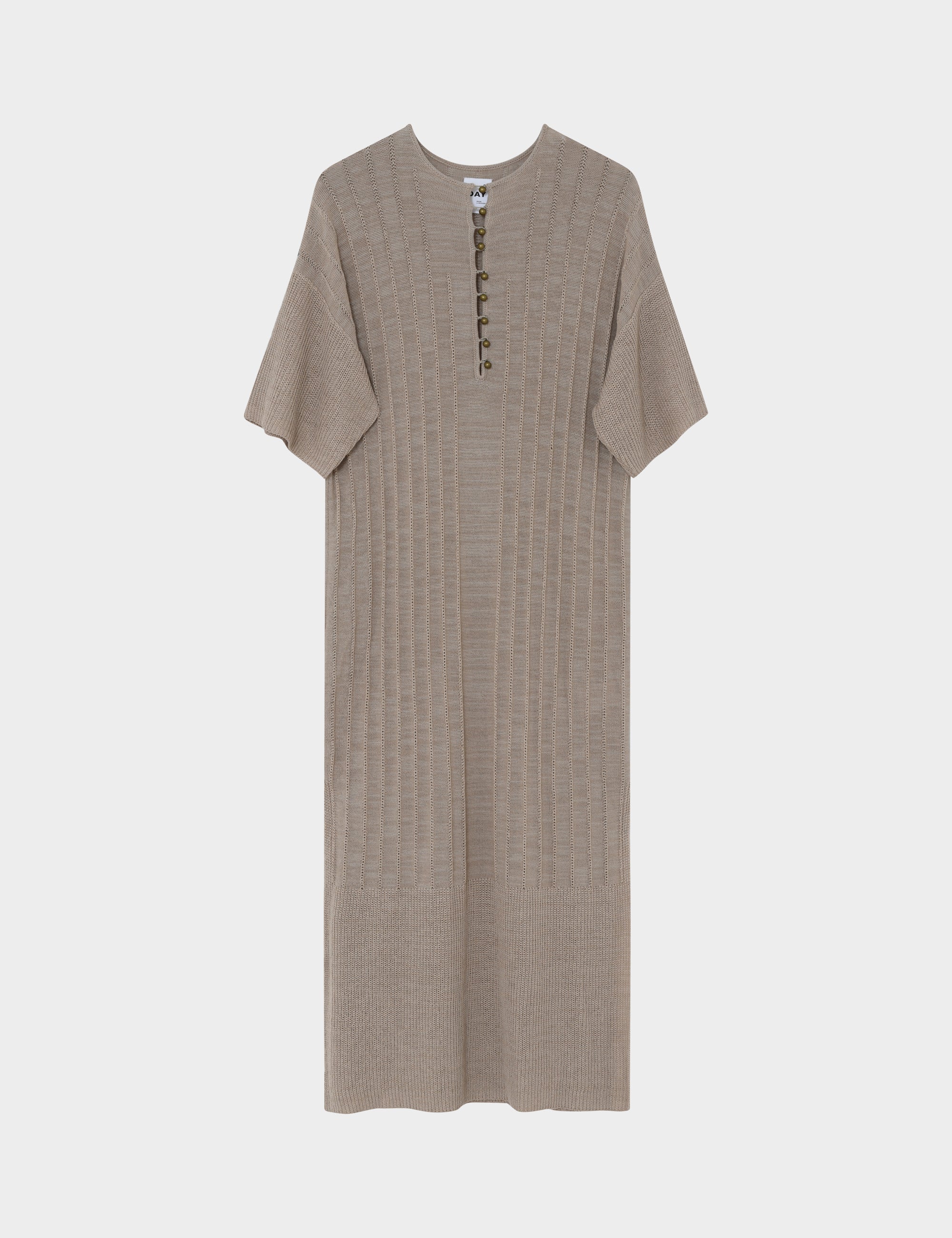 Stellan - Summer Linen - Dress - COBBLESTONE - Image 6
