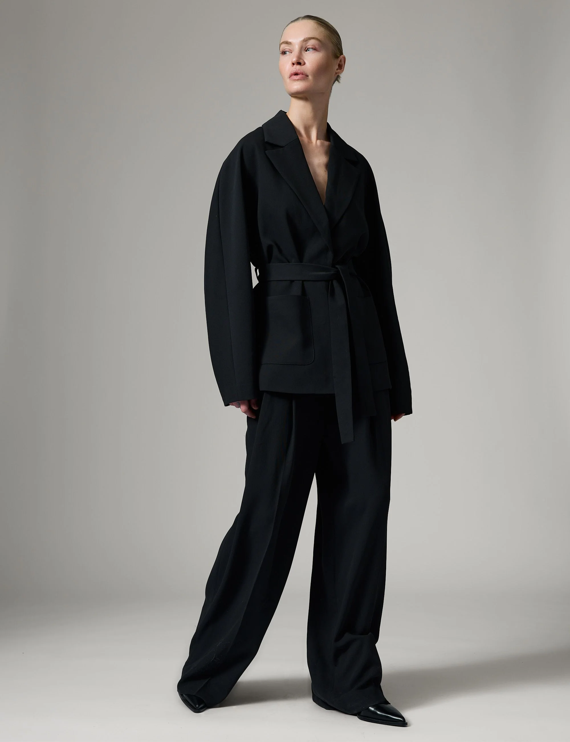 Stormy - Classic Gabardine - Blazer - Black - Image 2