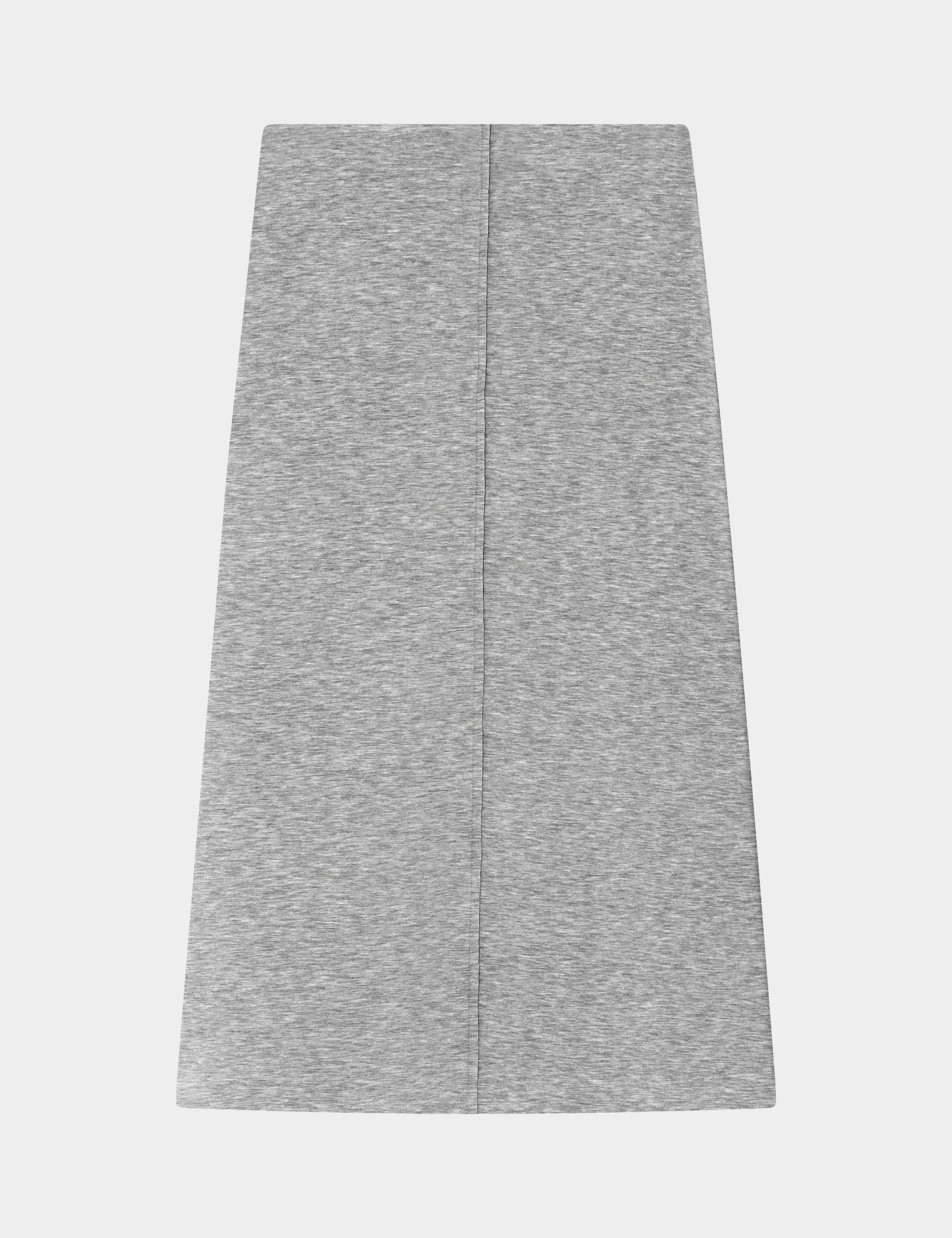 Suzie - Scuba - Skirt - Light Grey Melange - Image 4