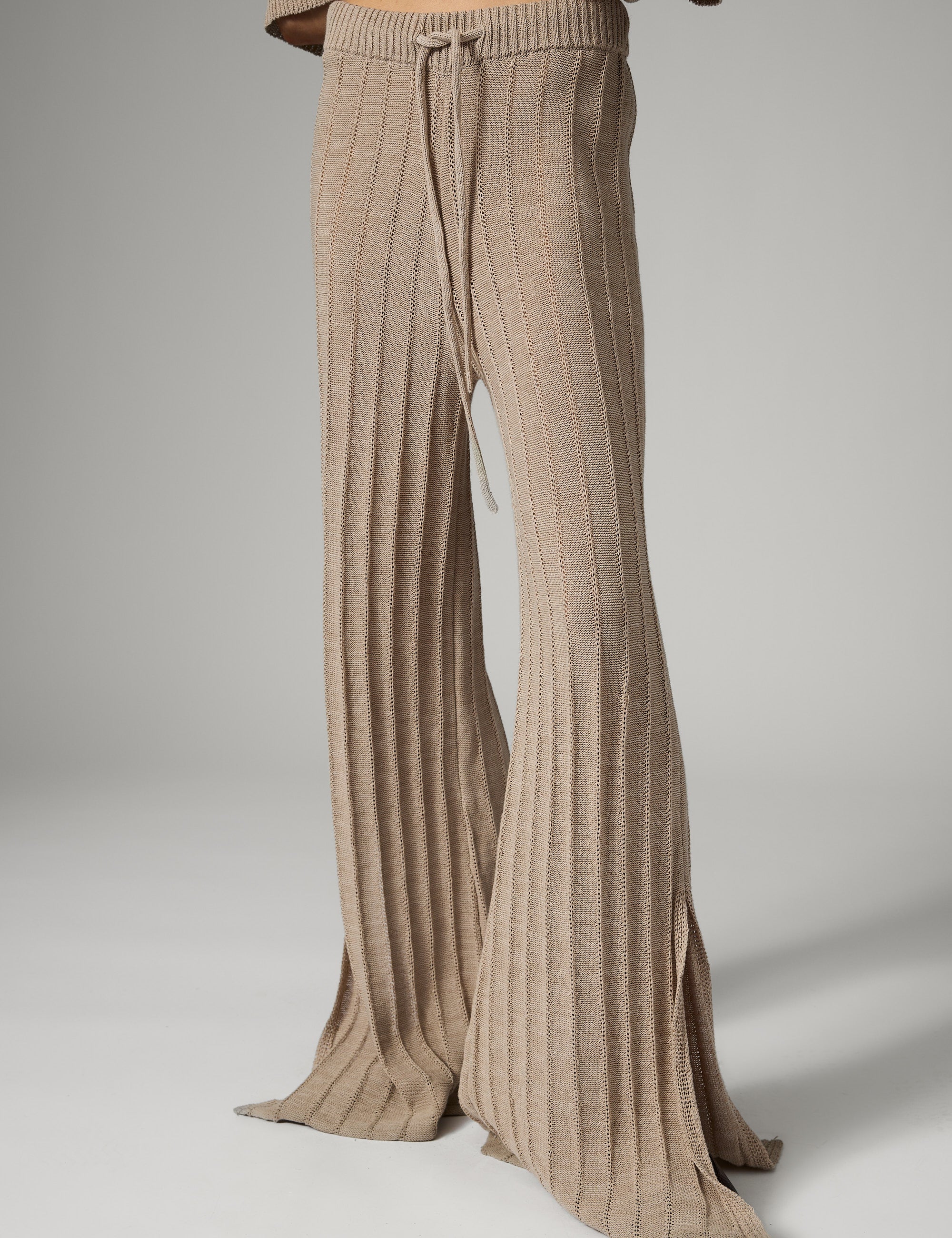 Tachia - Summer Linen - Pants - COBBLESTONE