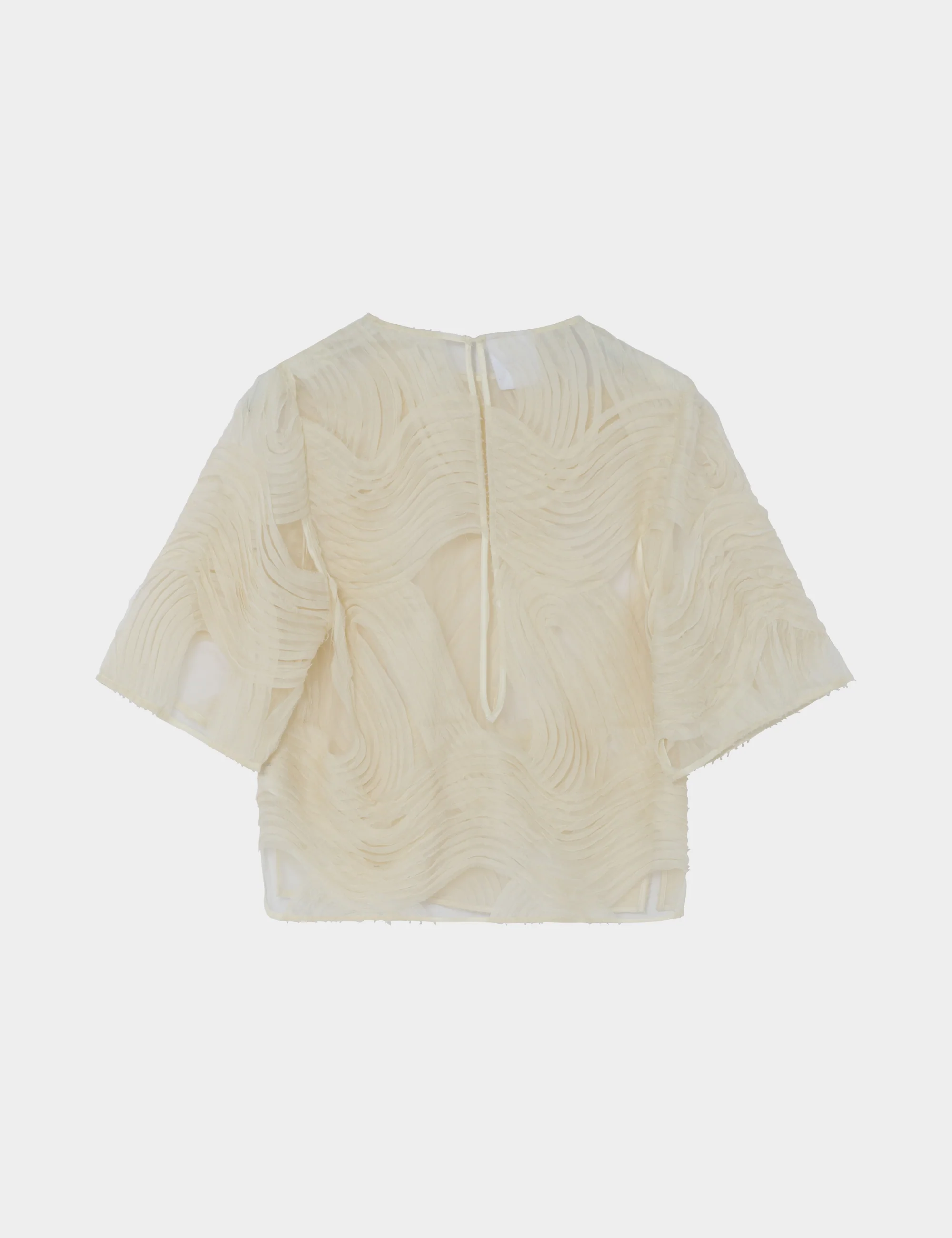 Tatiana - Crochet Lacy - Top - Jet Stream - Image 7